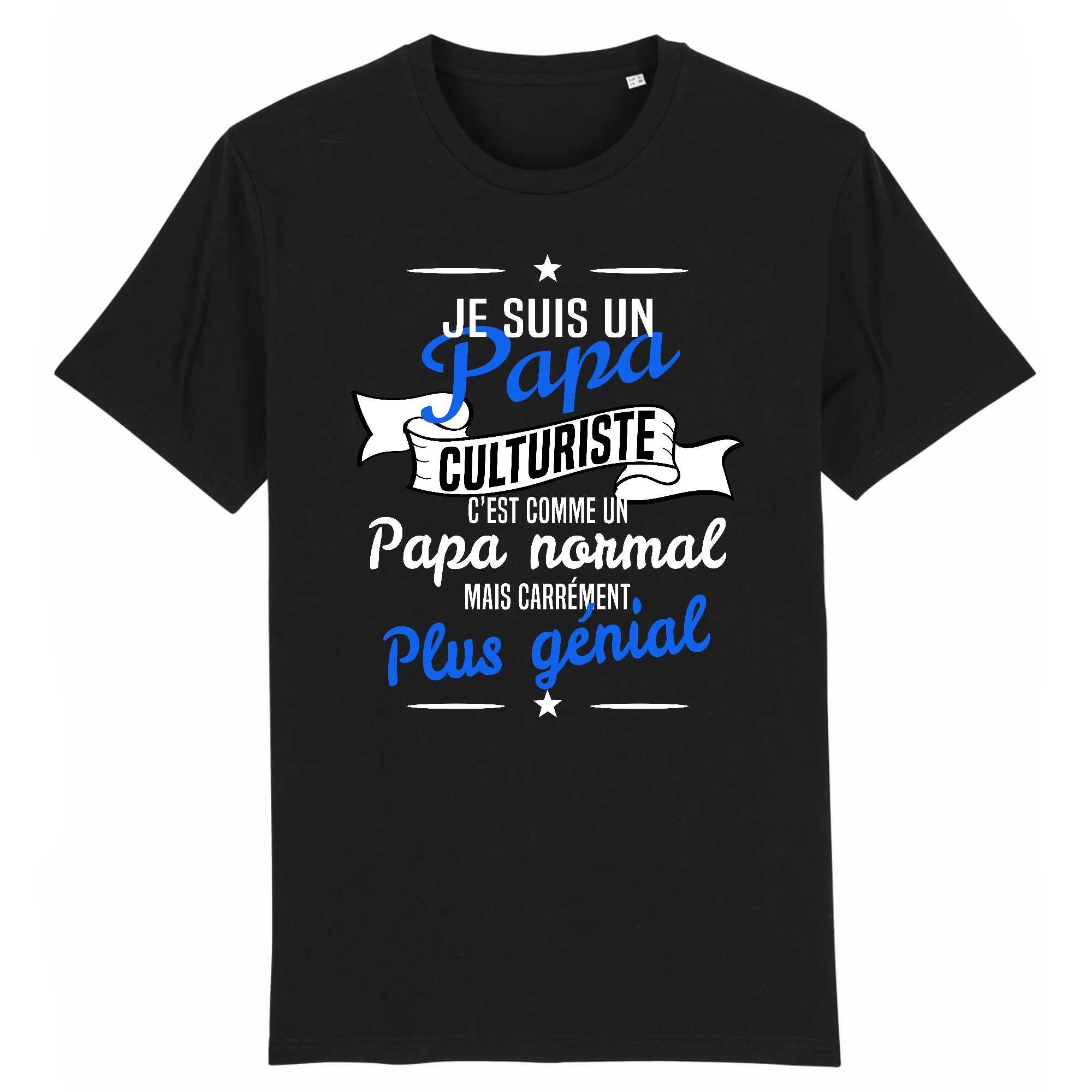 T-shirt Homme Papa culturiste