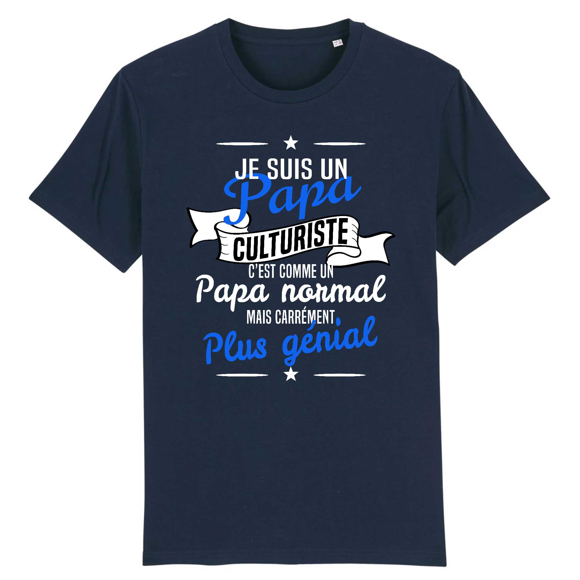 T-shirt Homme Papa culturiste