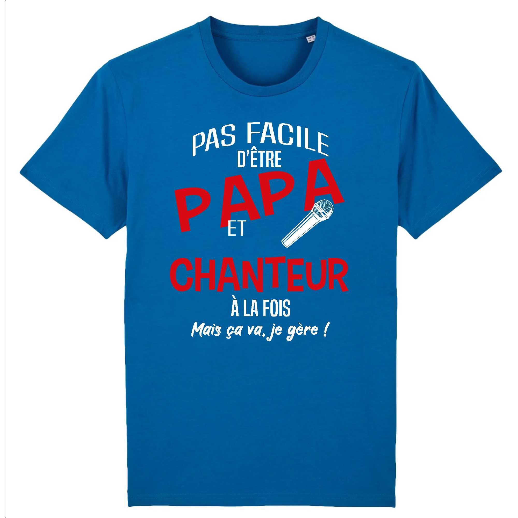 T-shirt Homme Papa et chanteur
