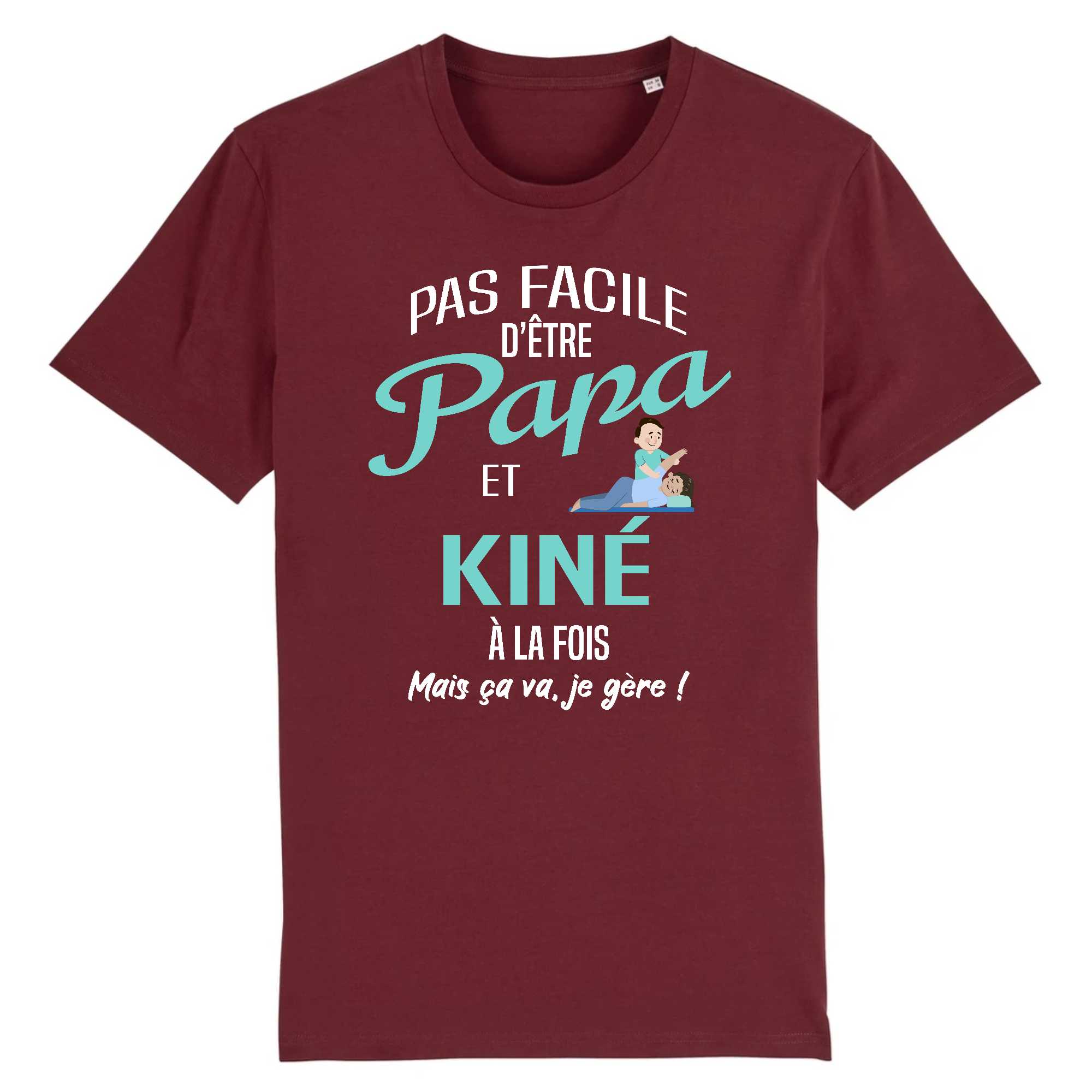 T-shirt Homme Papa et kiné