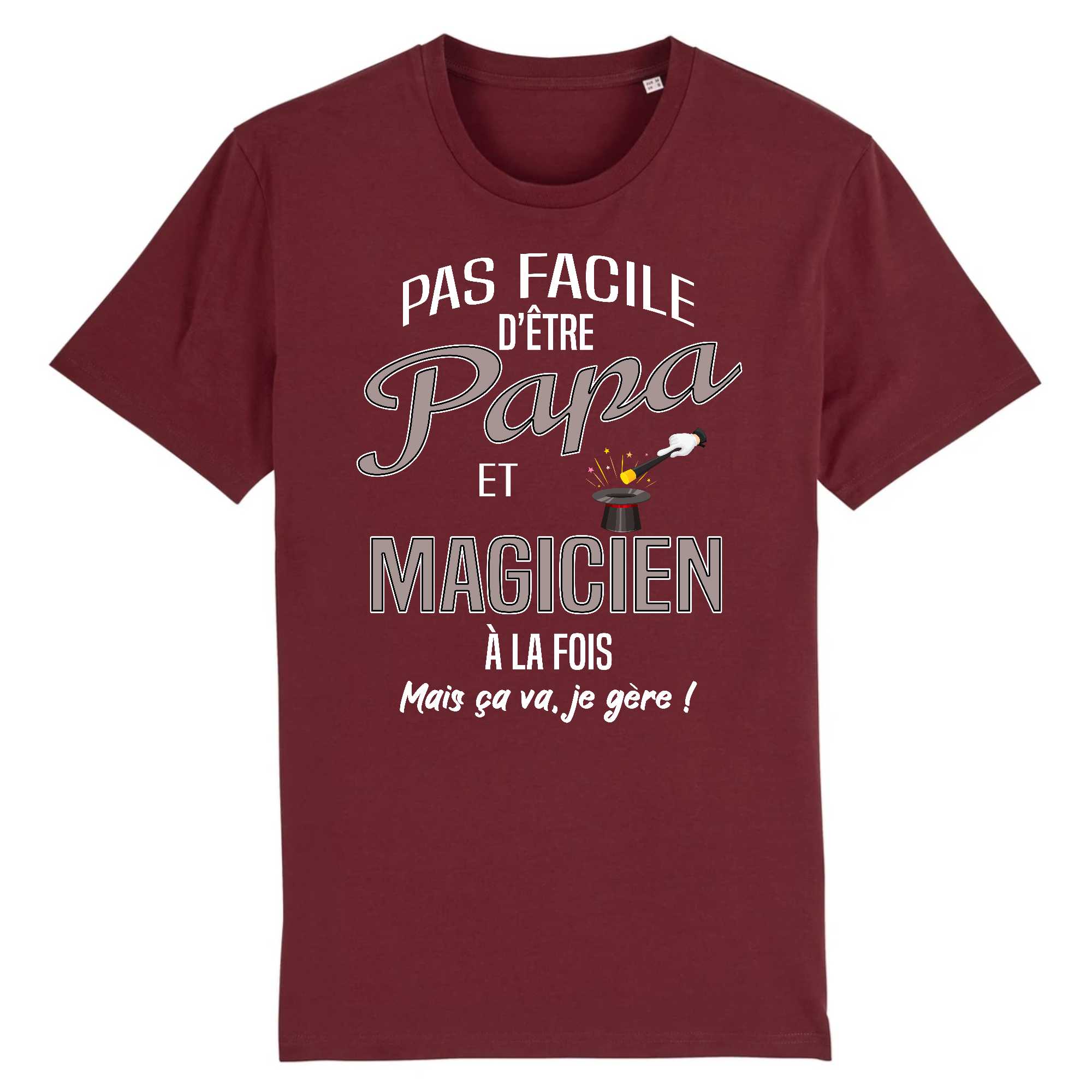 T-shirt Homme Papa et magicien