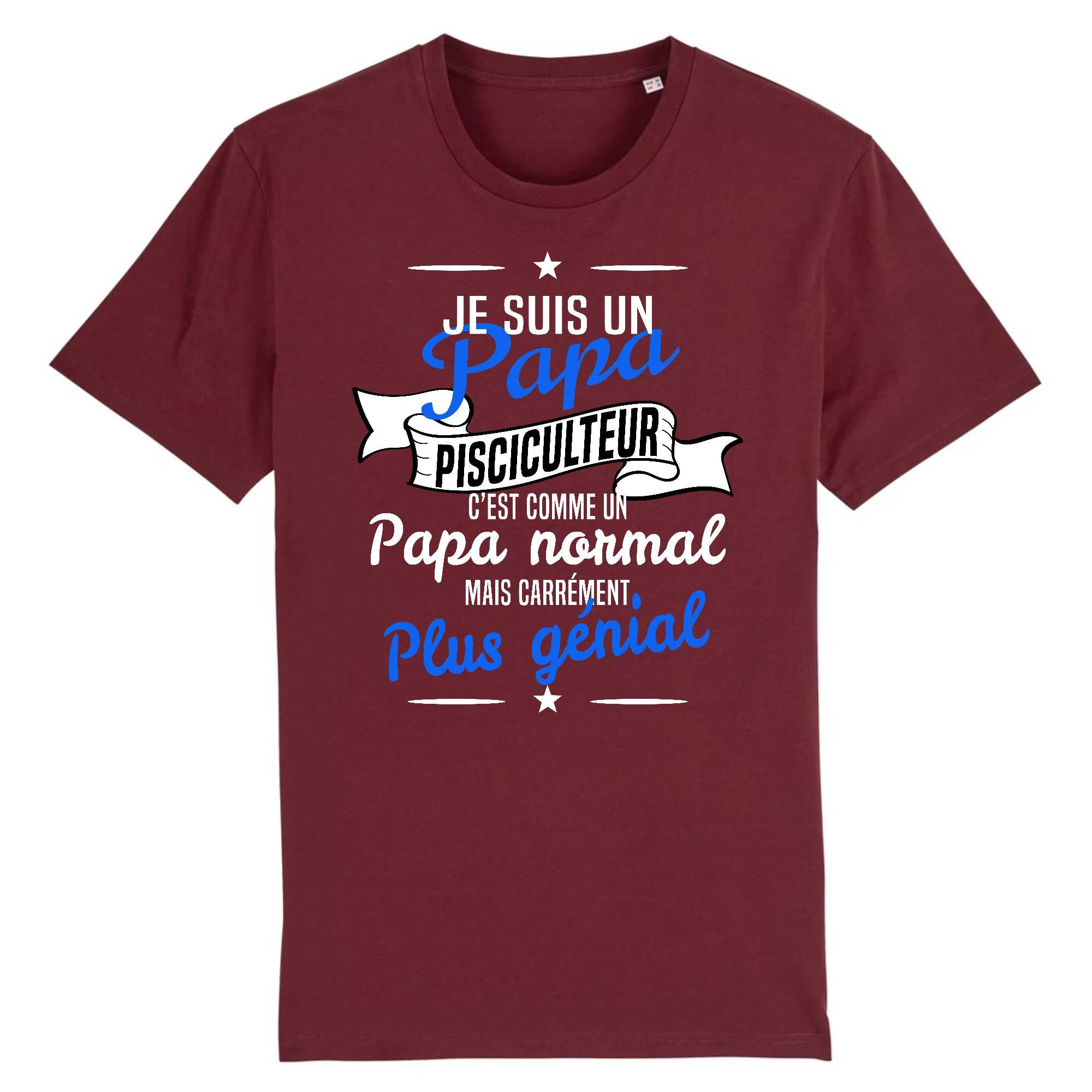 T-shirt Homme Papa pisciculteur