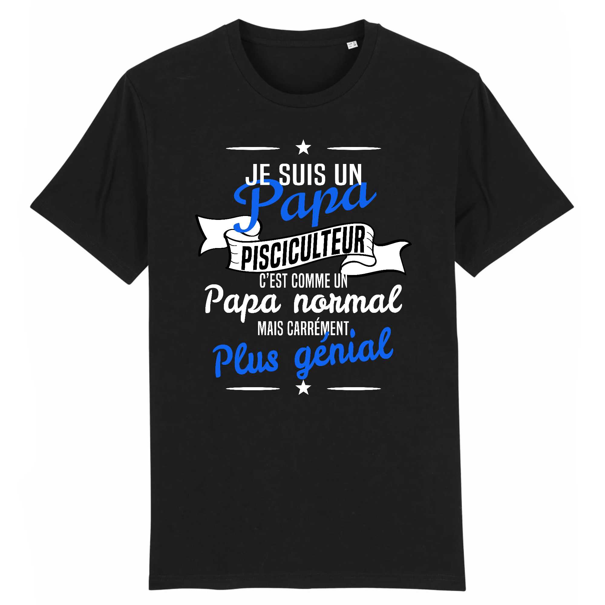 T-shirt Homme Papa pisciculteur