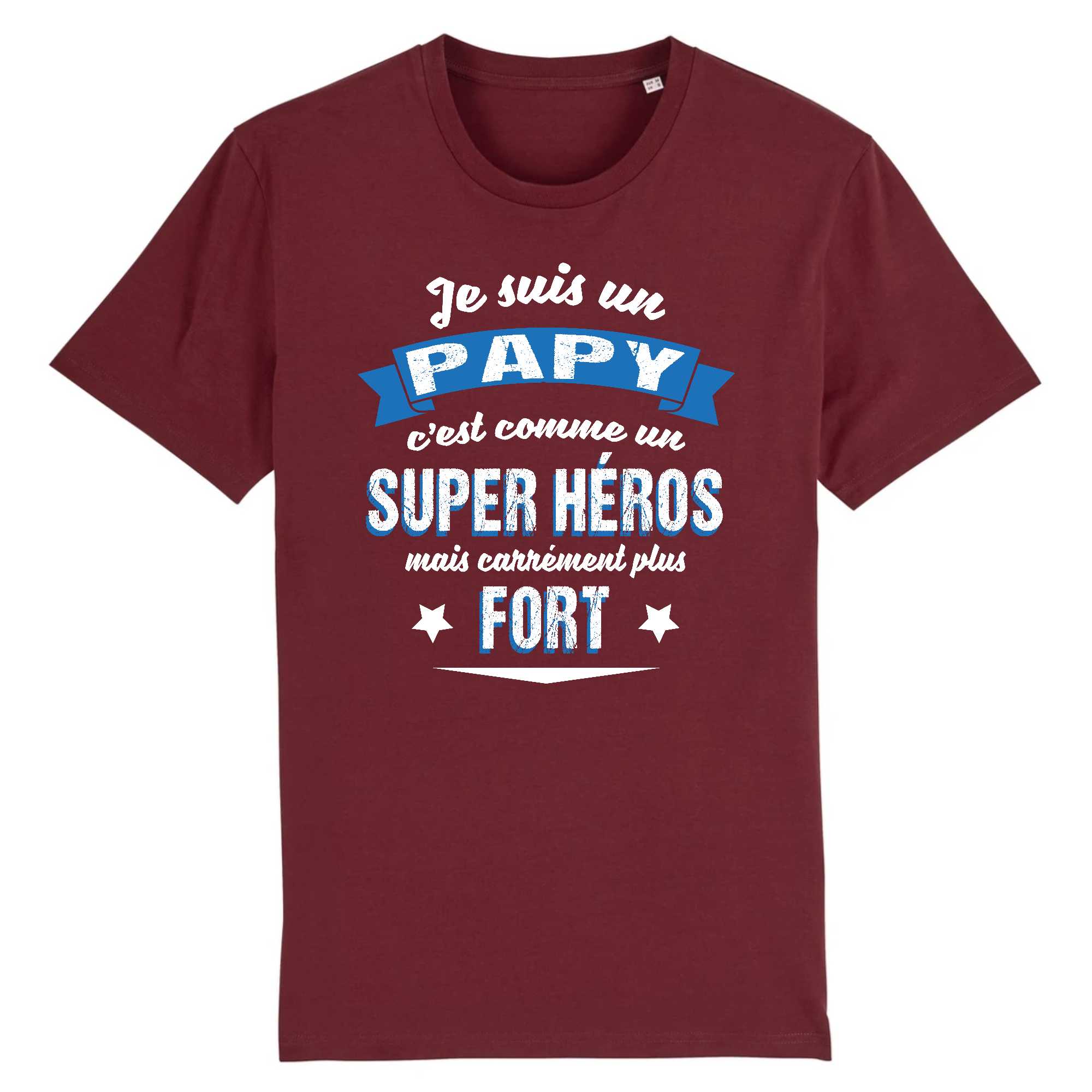 T-shirt Homme Papy super héros