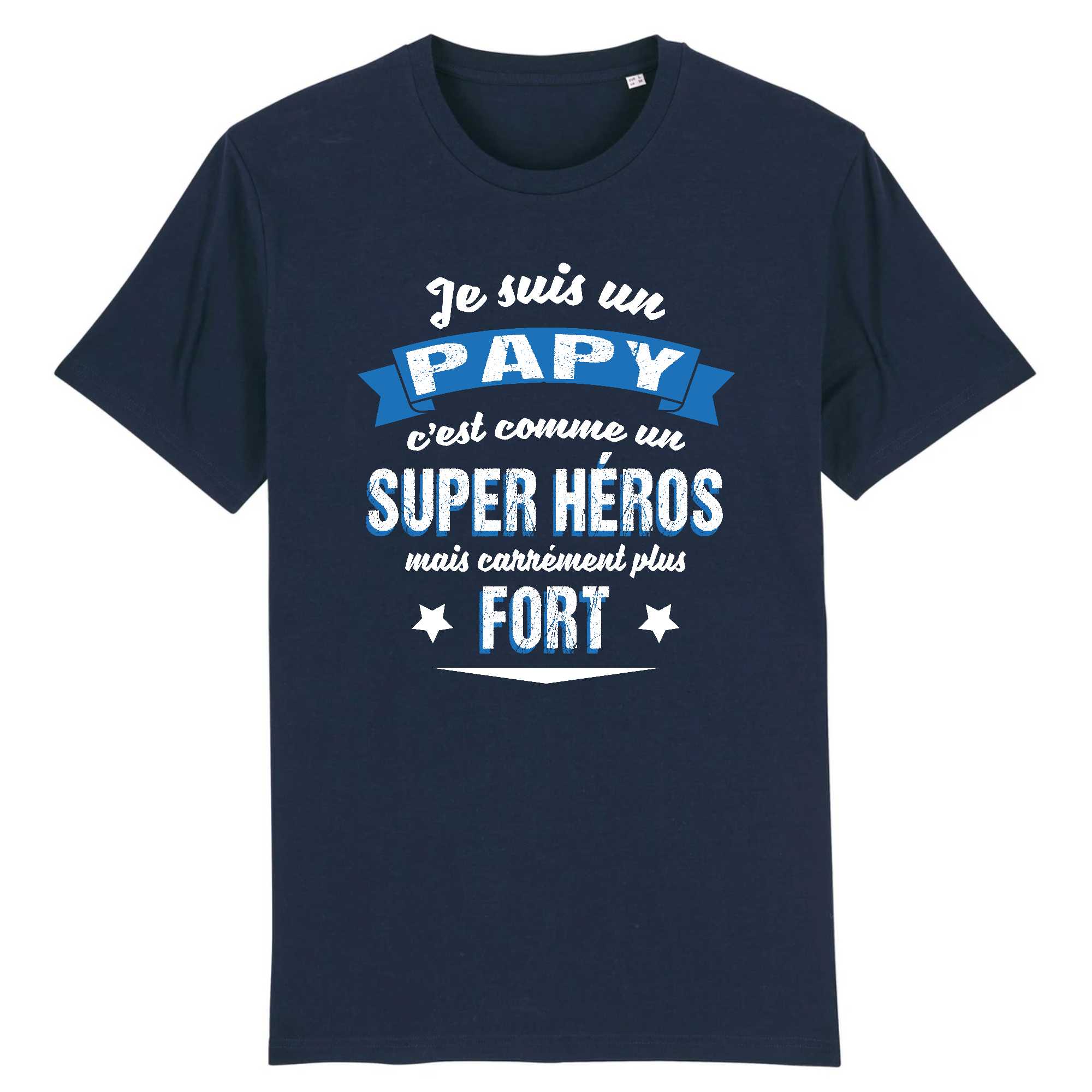 T-shirt Homme Papy super héros