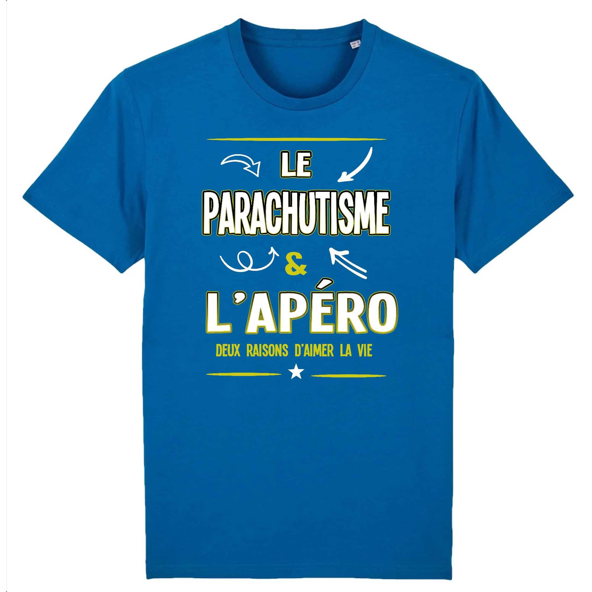 T-shirt Homme Parachutisme et apéro