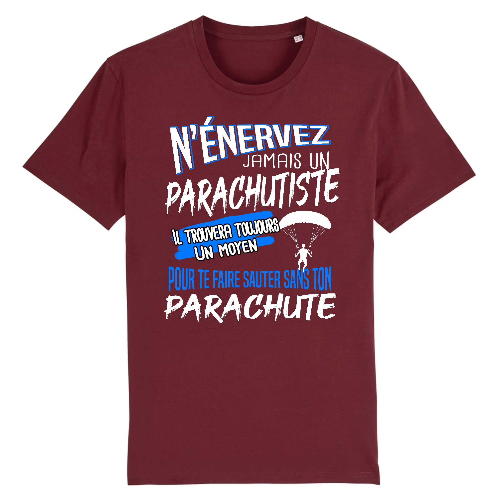T-shirt Homme Parachutiste et parachute