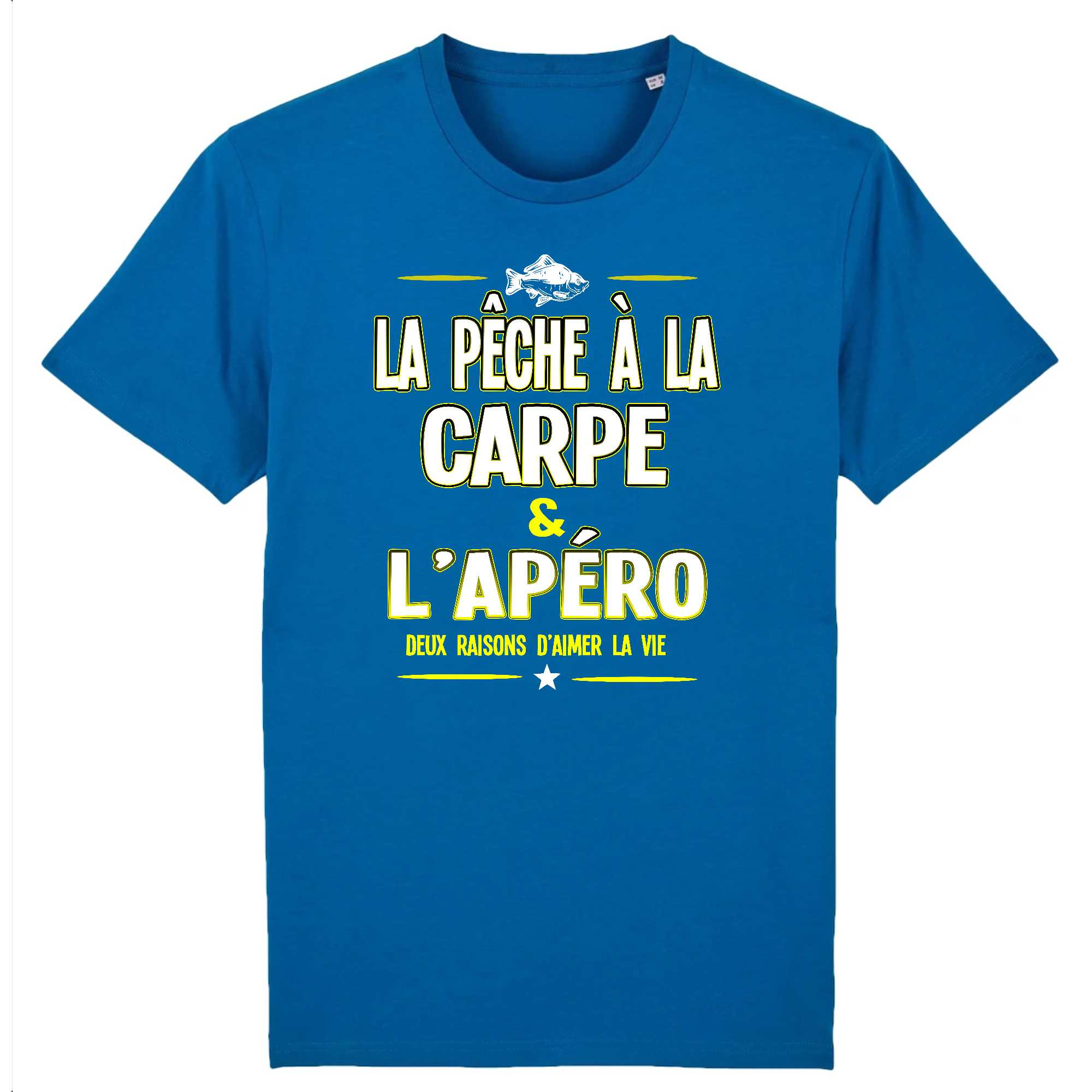 T-shirt Homme Pêche à la carpe et apéro