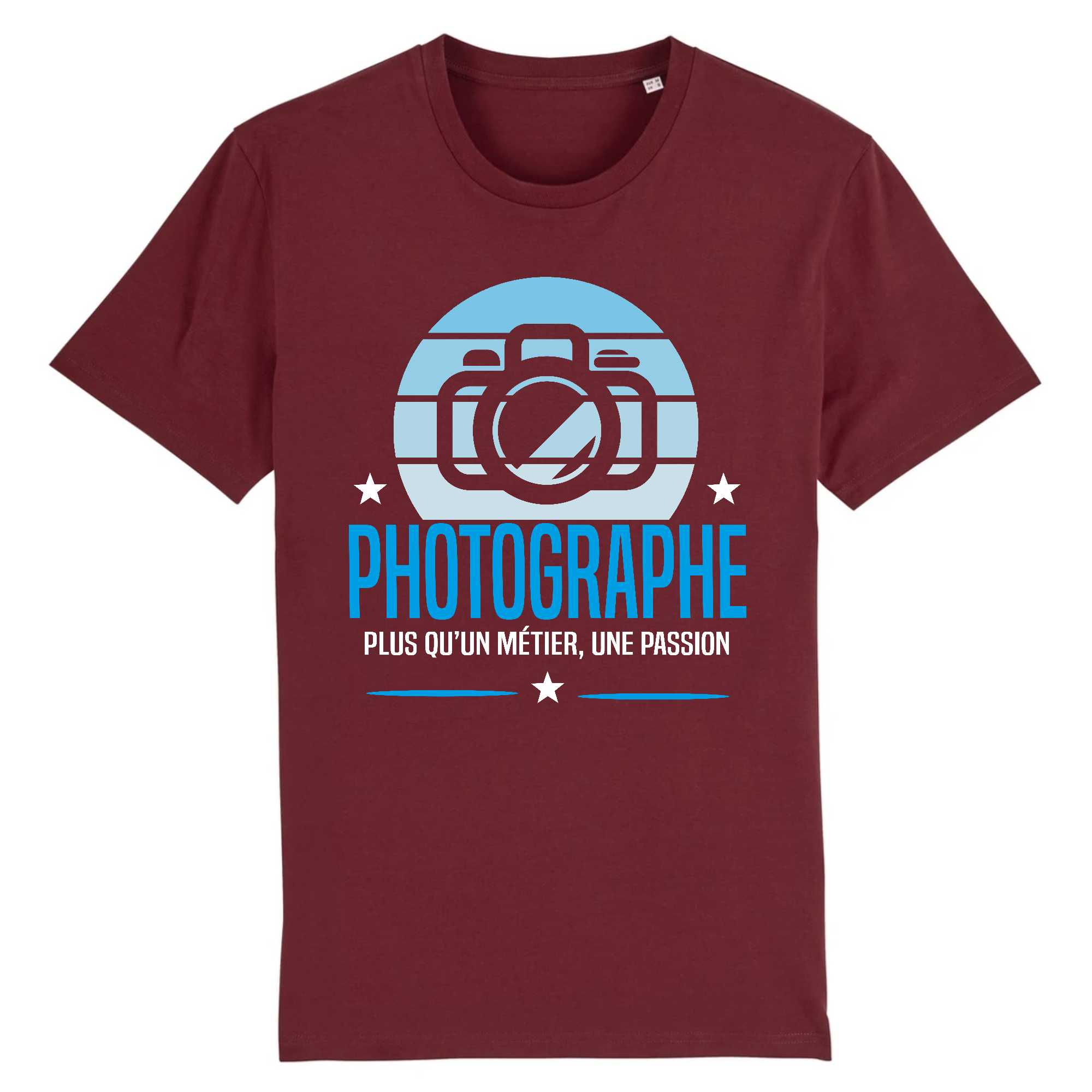 T-shirt Homme Photographe plus qu'un métier