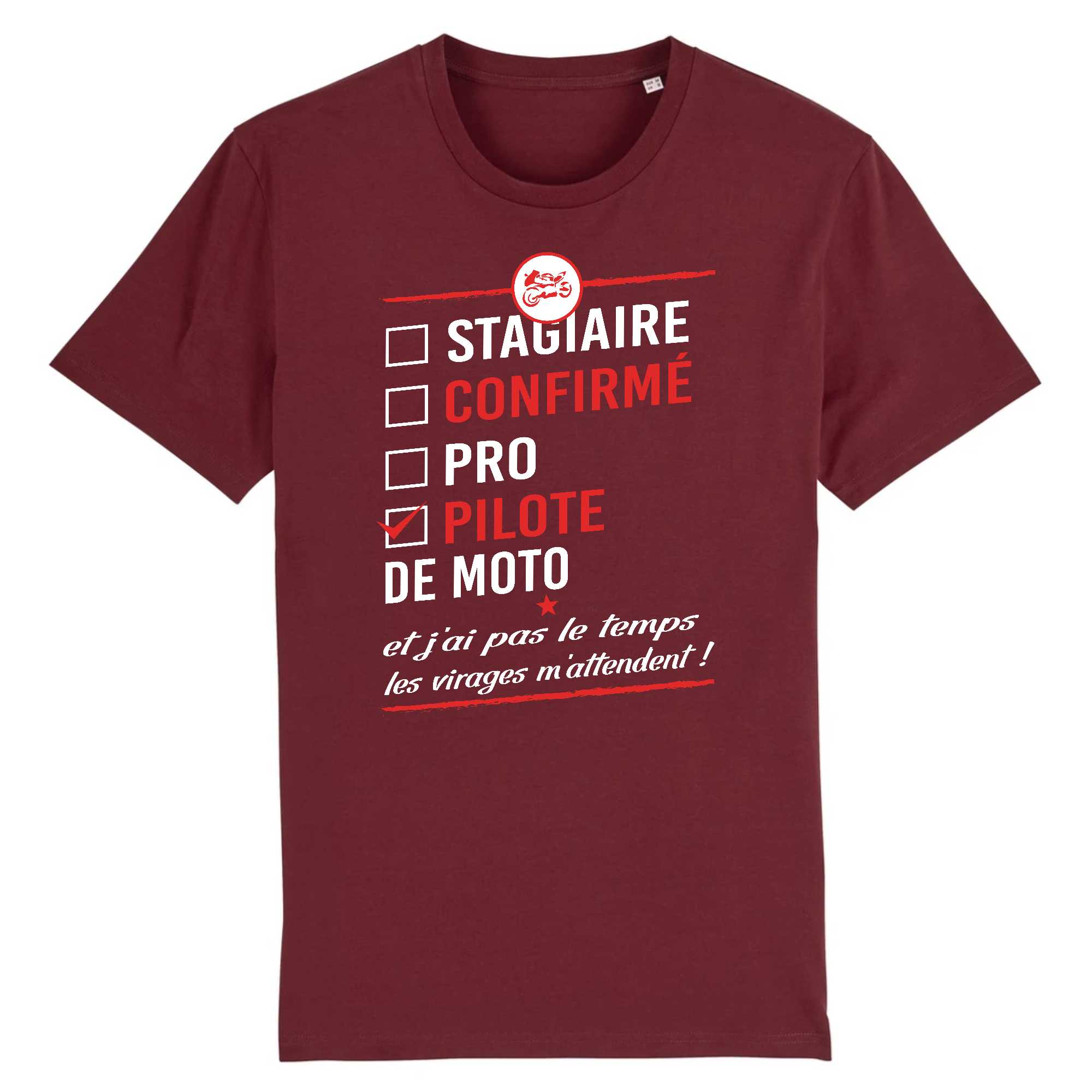 T-shirt Homme Pilote de moto