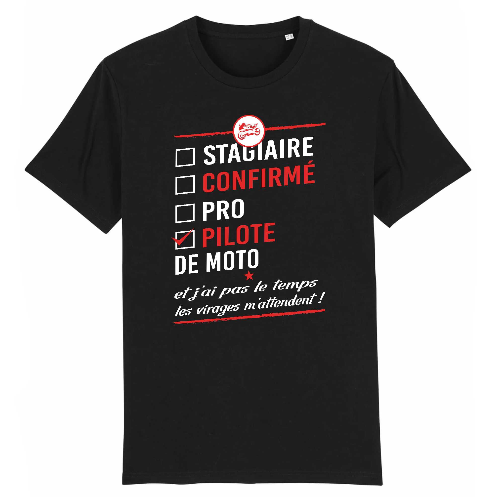 T-shirt Homme Pilote de moto