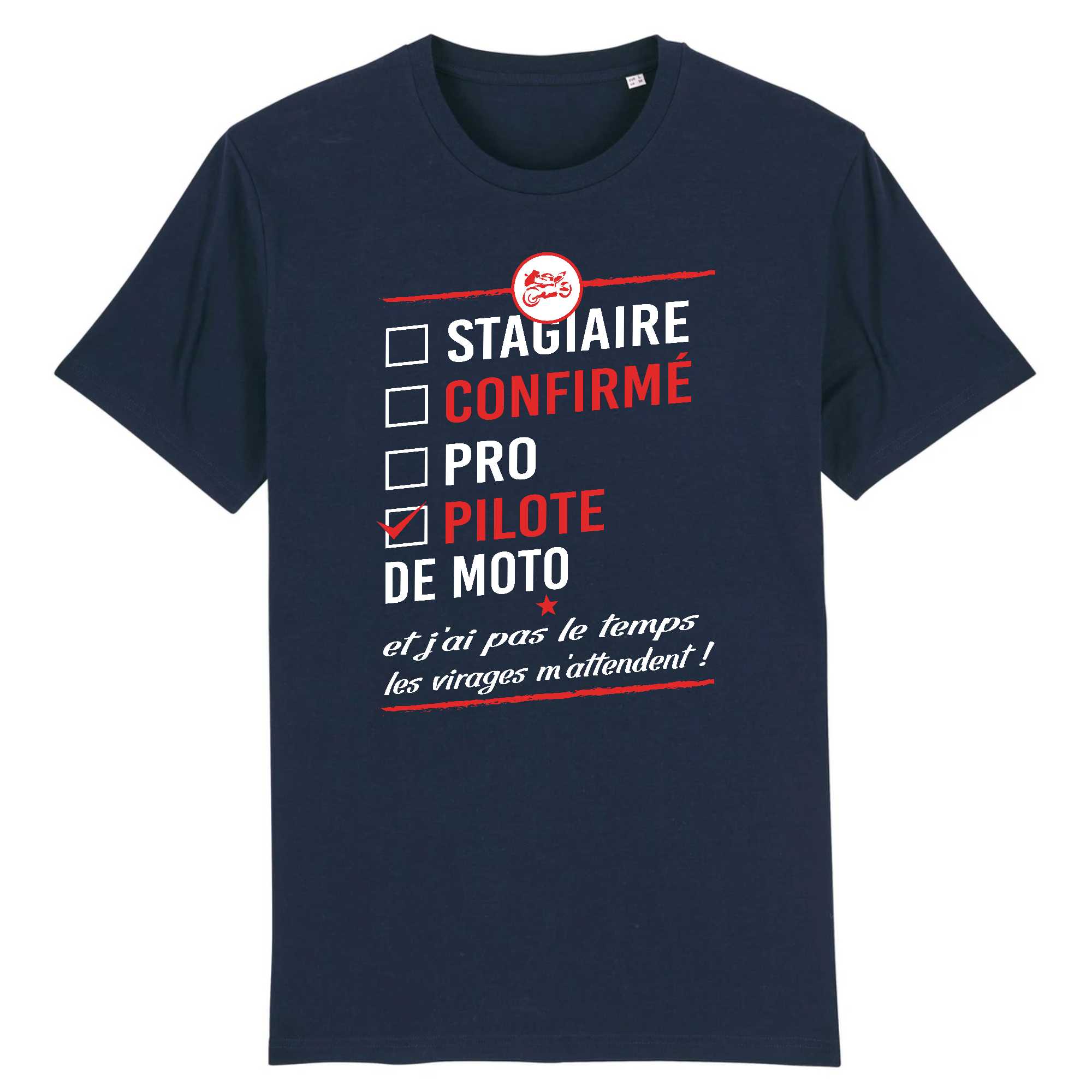 T-shirt Homme Pilote de moto