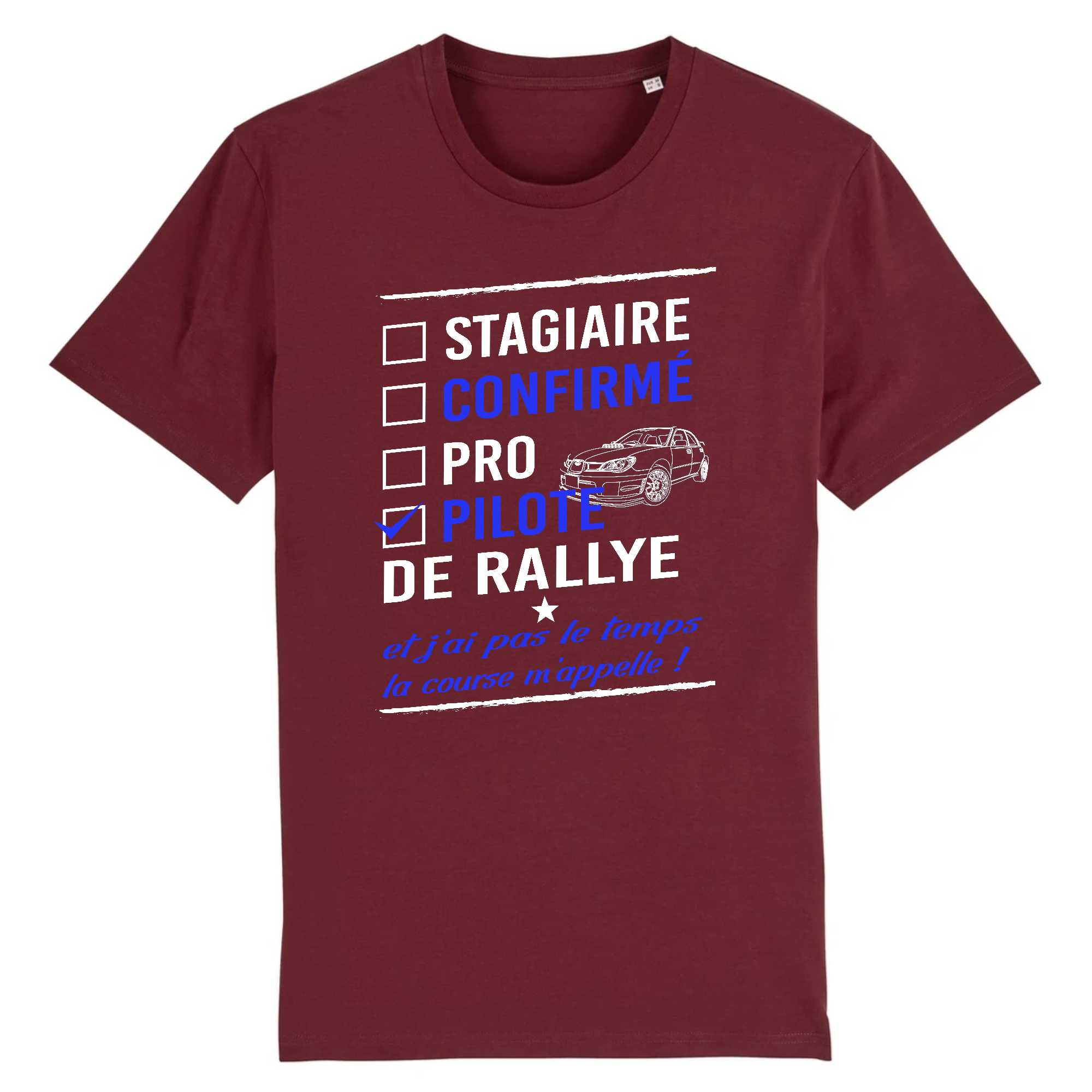 T-shirt Homme Pilote de rallye