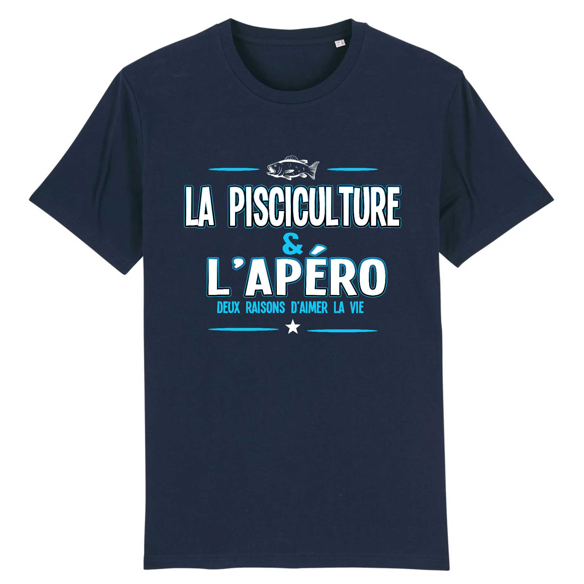 T-shirt Homme Pisciculture et apéro