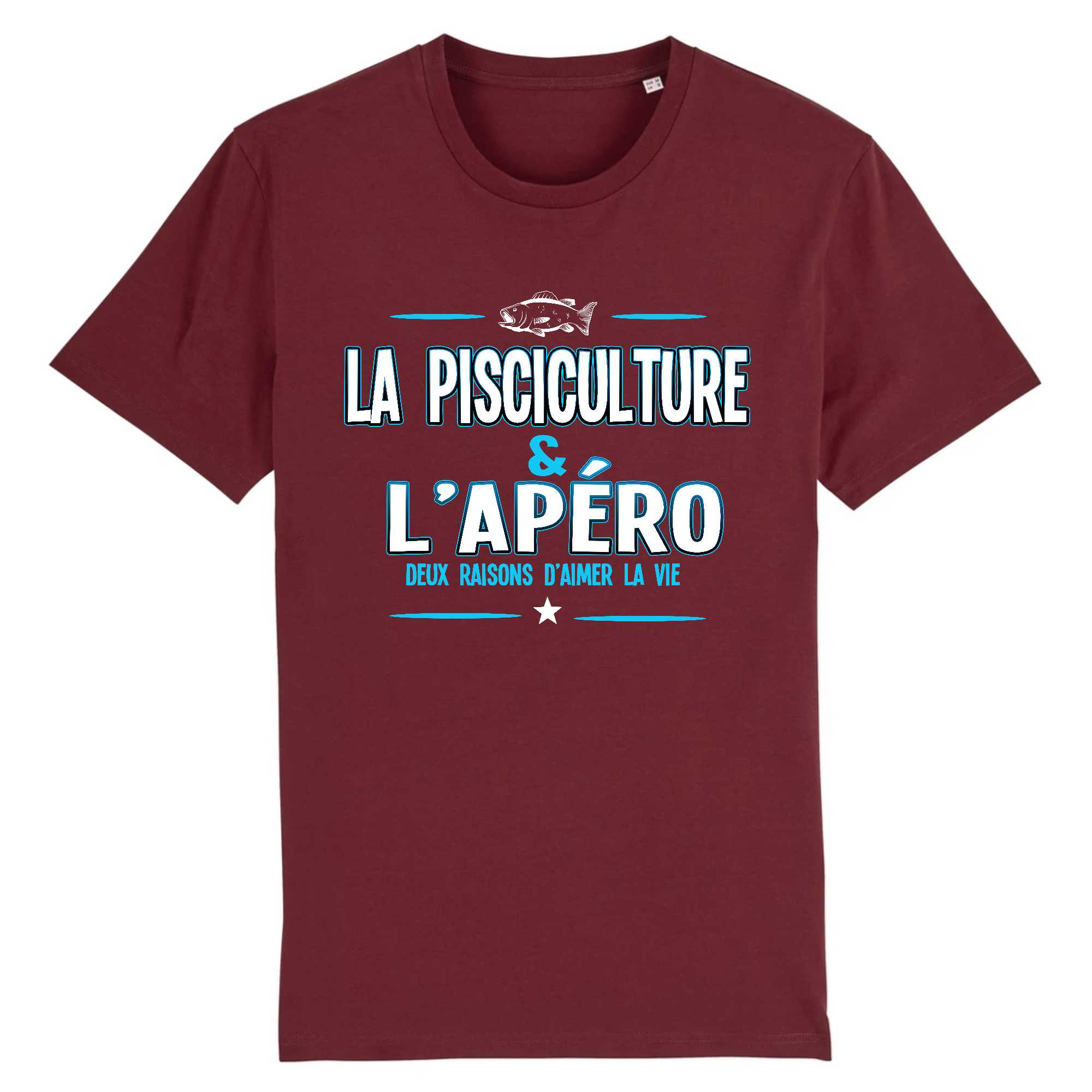 T-shirt Homme Pisciculture et apéro