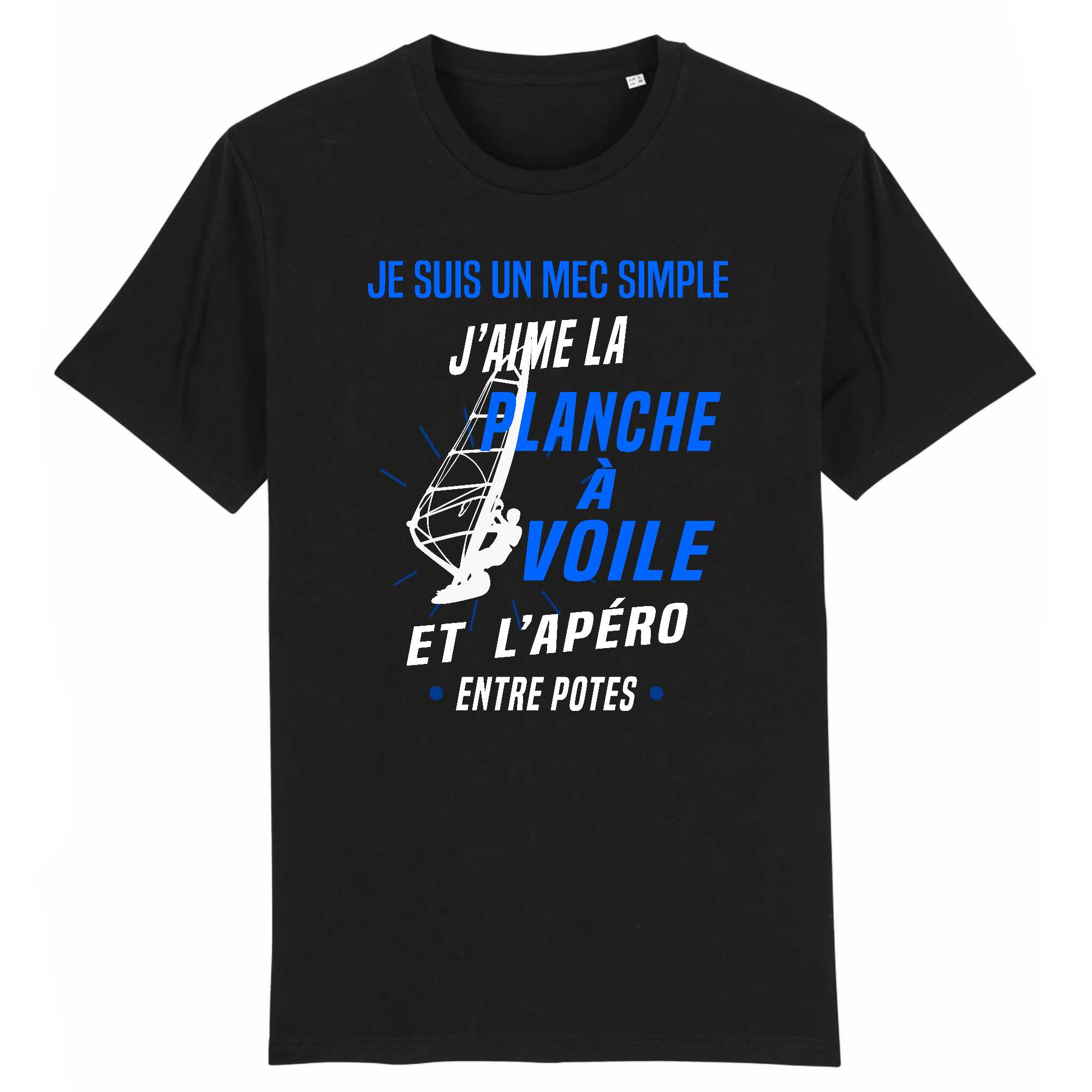 T-shirt Homme Planche à voile et apéro