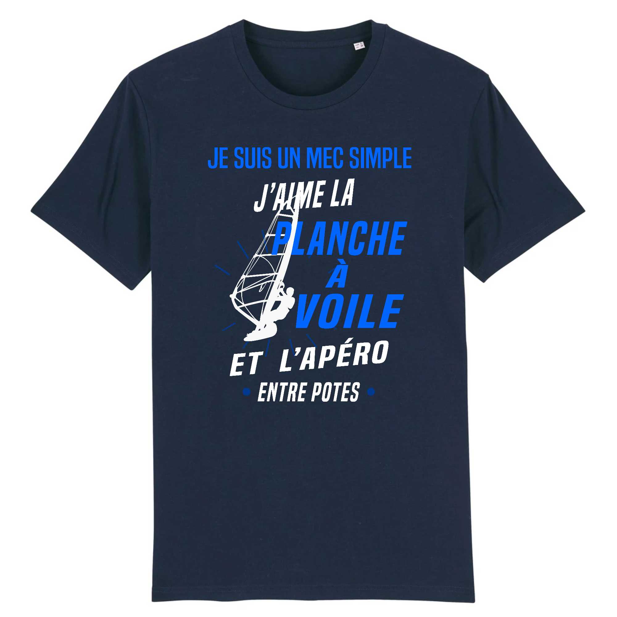 T-shirt Homme Planche à voile et apéro