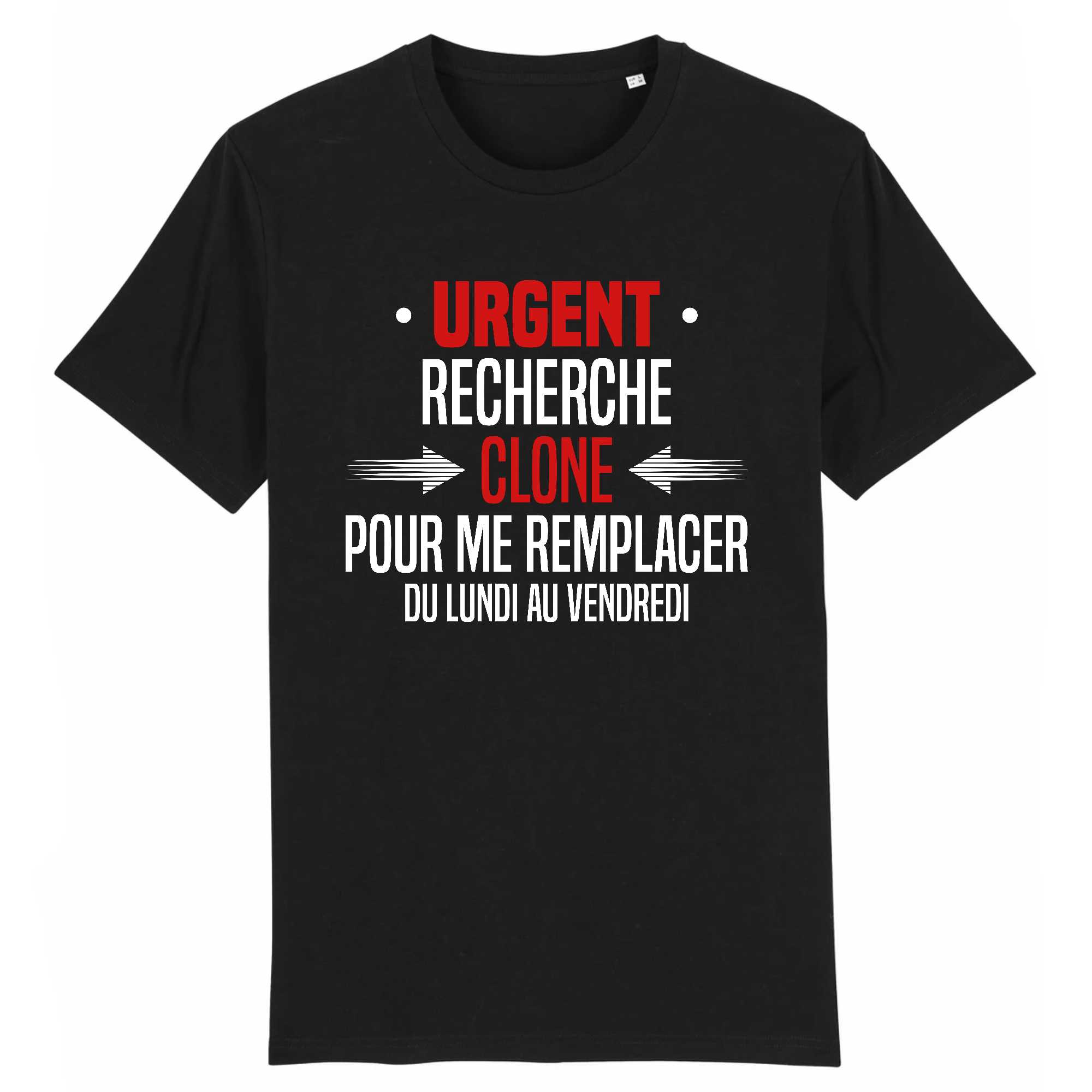 T-shirt Homme Recherche clone pour me remplacer