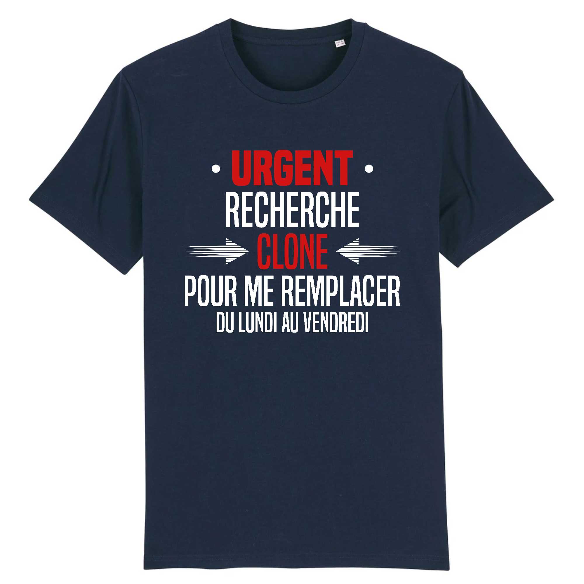 T-shirt Homme Recherche clone pour me remplacer