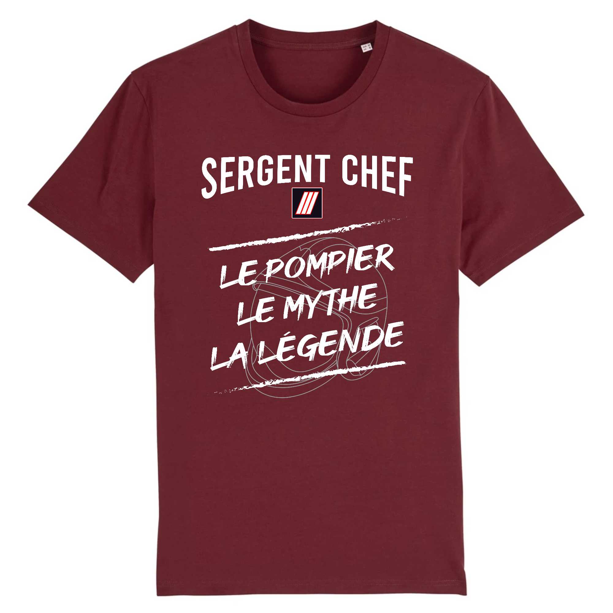 T-shirt Homme Sergent chef le pompier