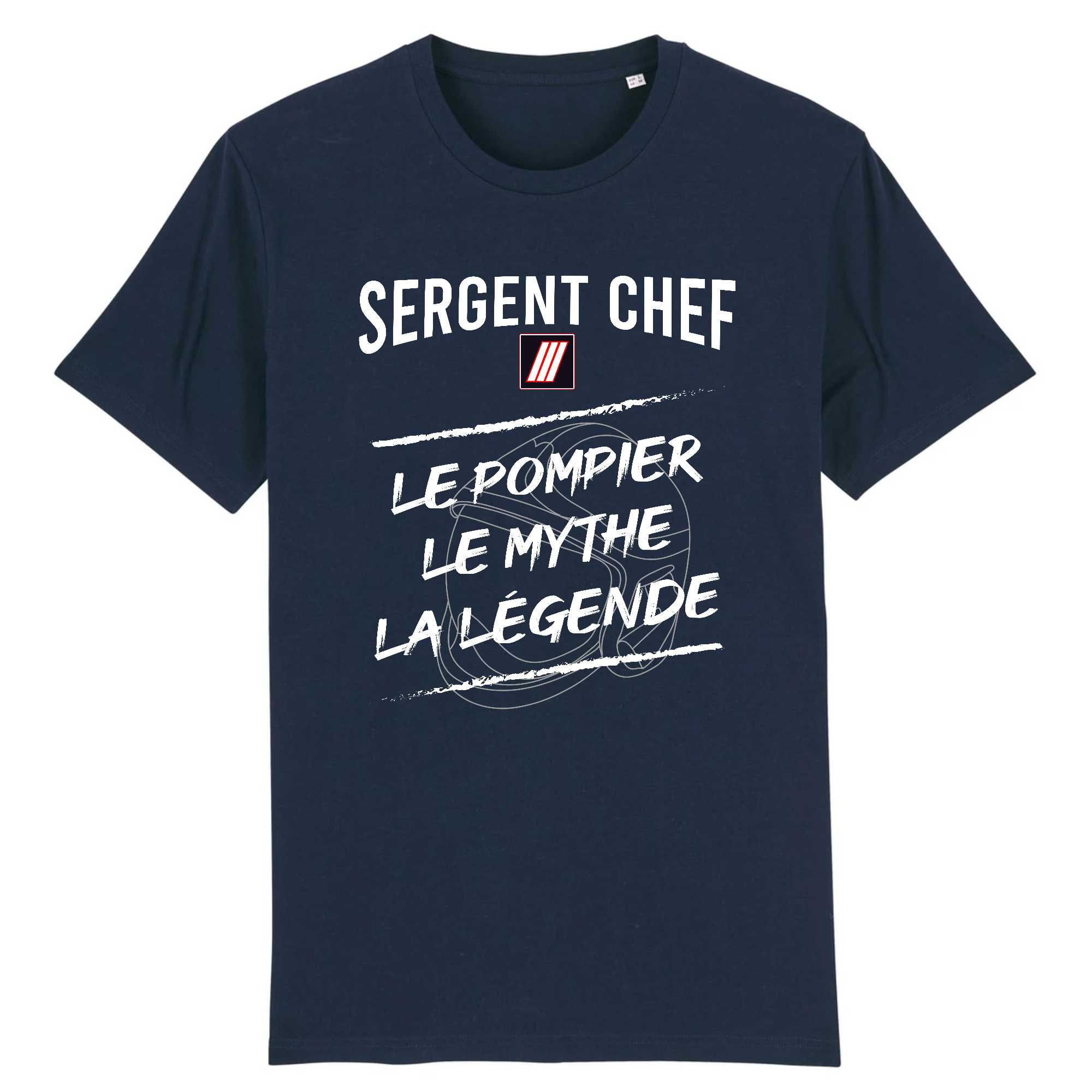 T-shirt Homme Sergent chef le pompier