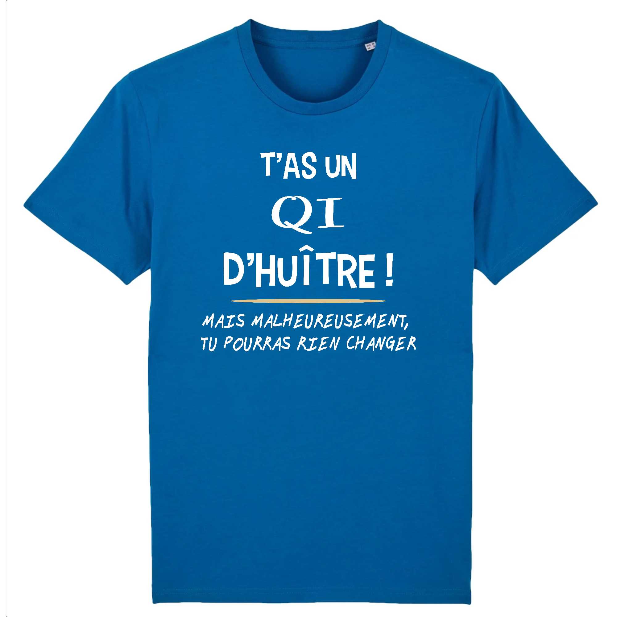 T-shirt Homme T`as un QI d`huître