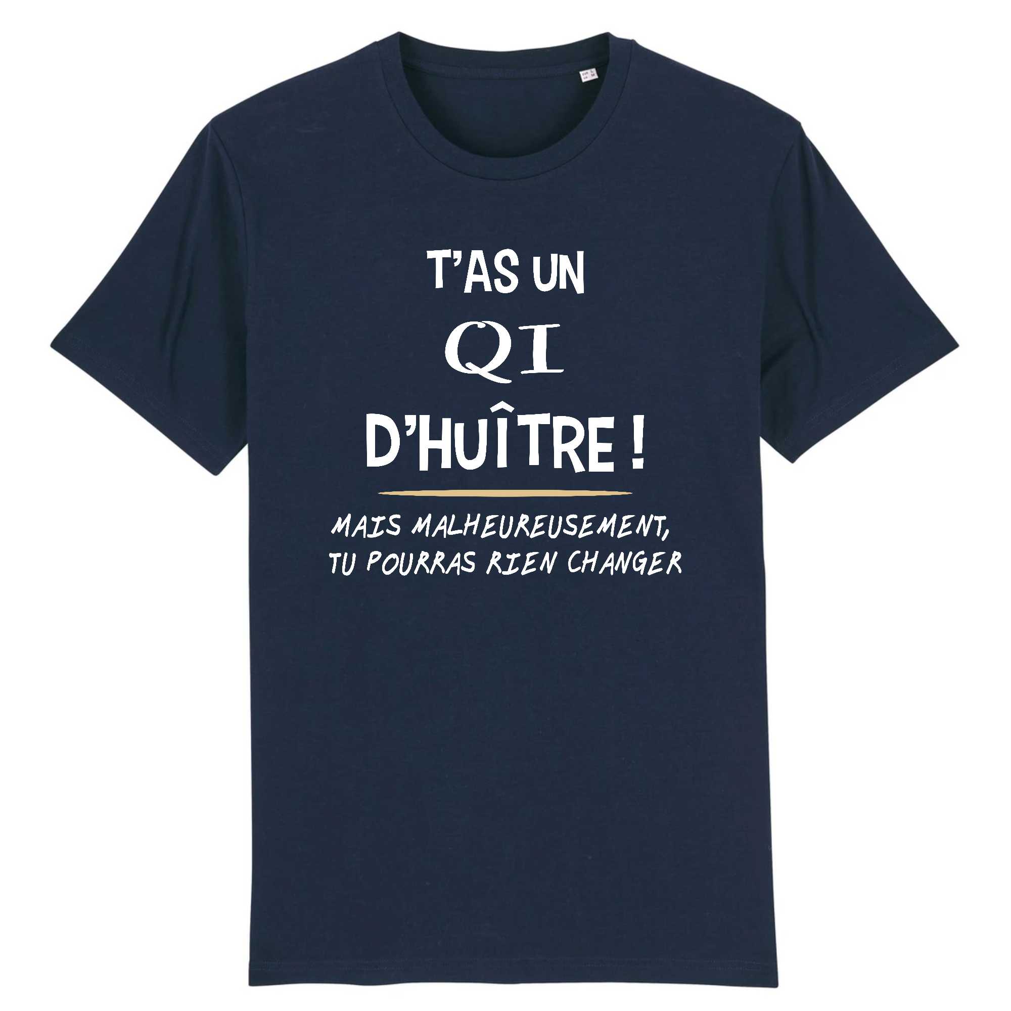 T-shirt Homme T`as un QI d`huître