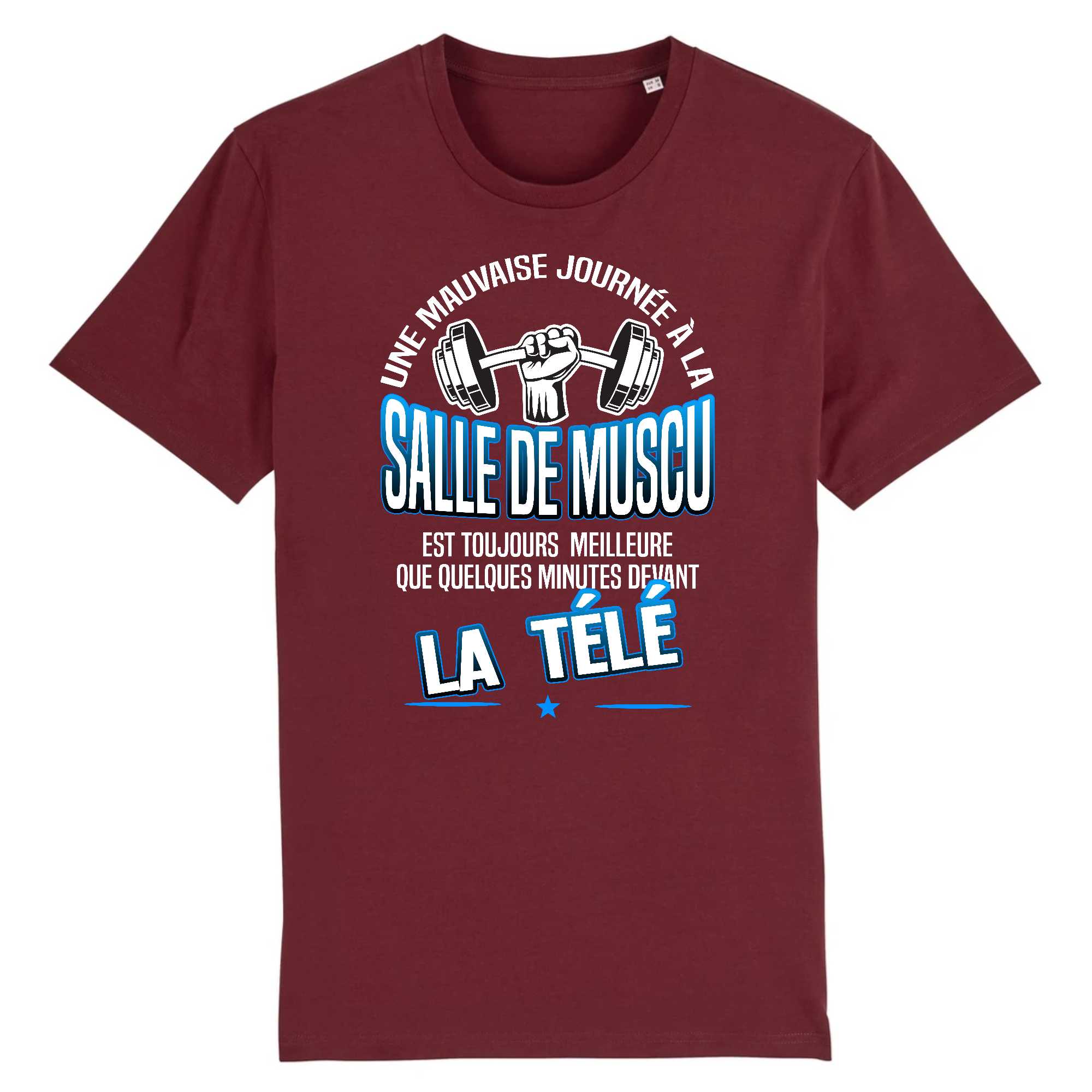T-shirt Homme Une journée à la salle de muscu