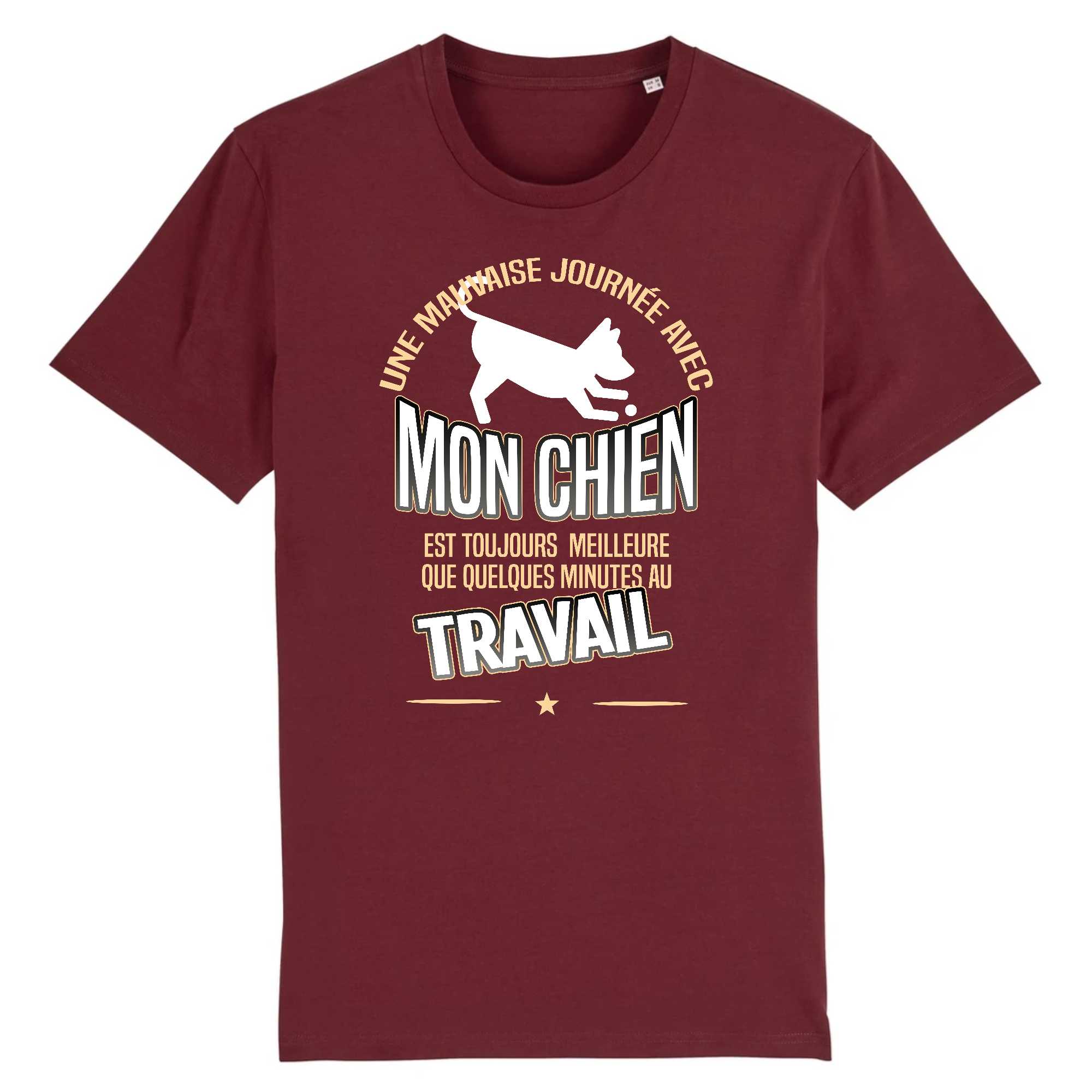 T-shirt Homme Une journée avec mon chien
