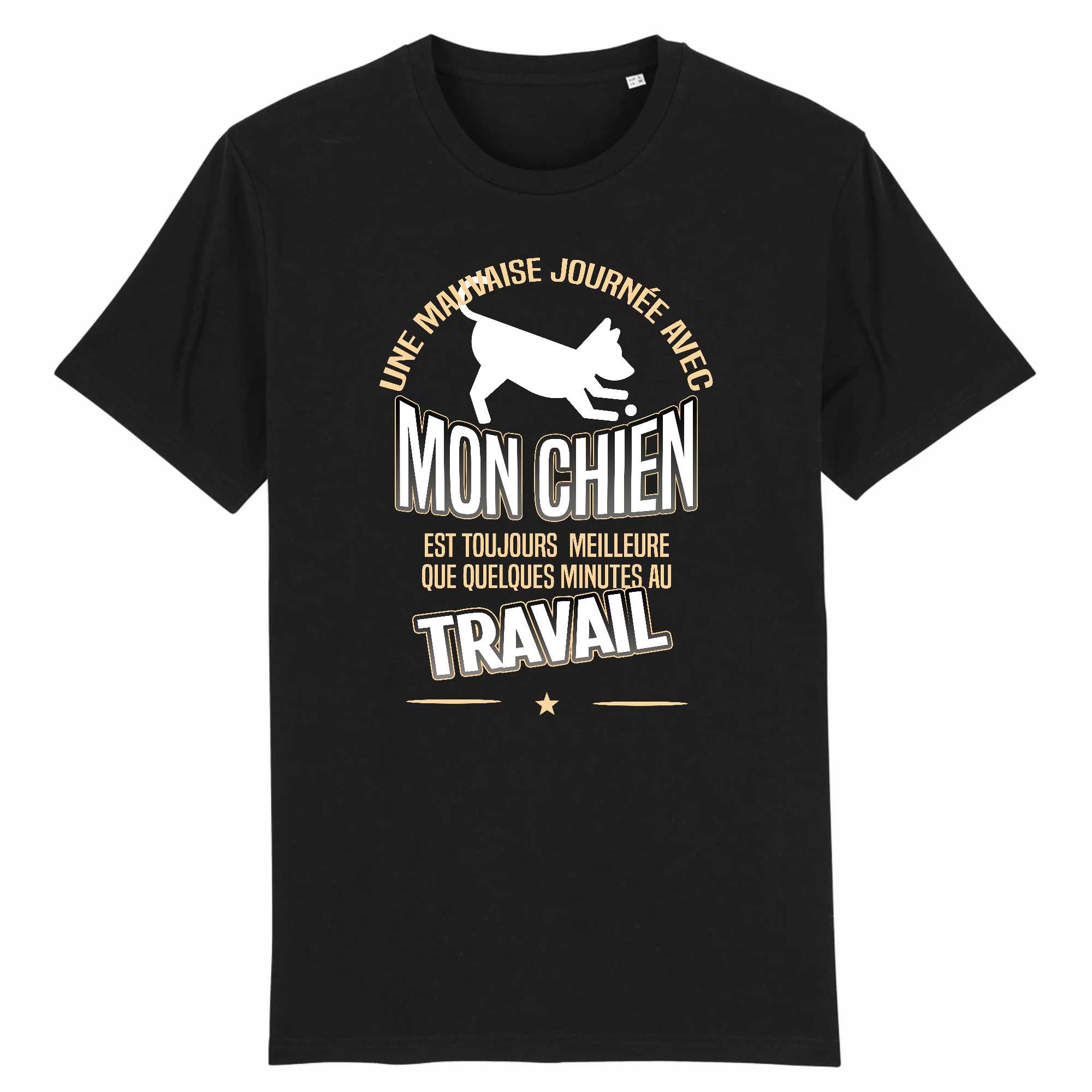 T-shirt Homme Une journée avec mon chien