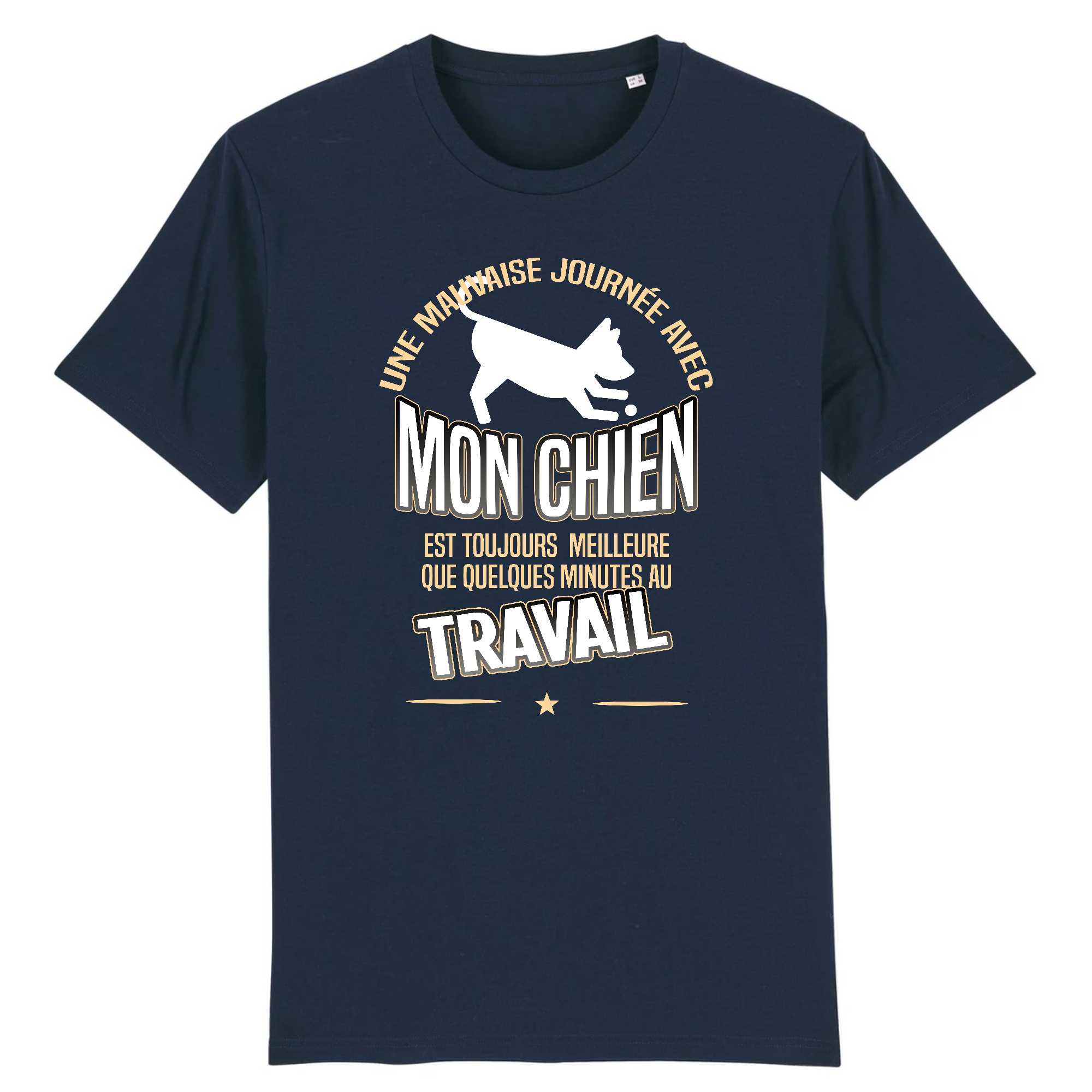 T-shirt Homme Une journée avec mon chien