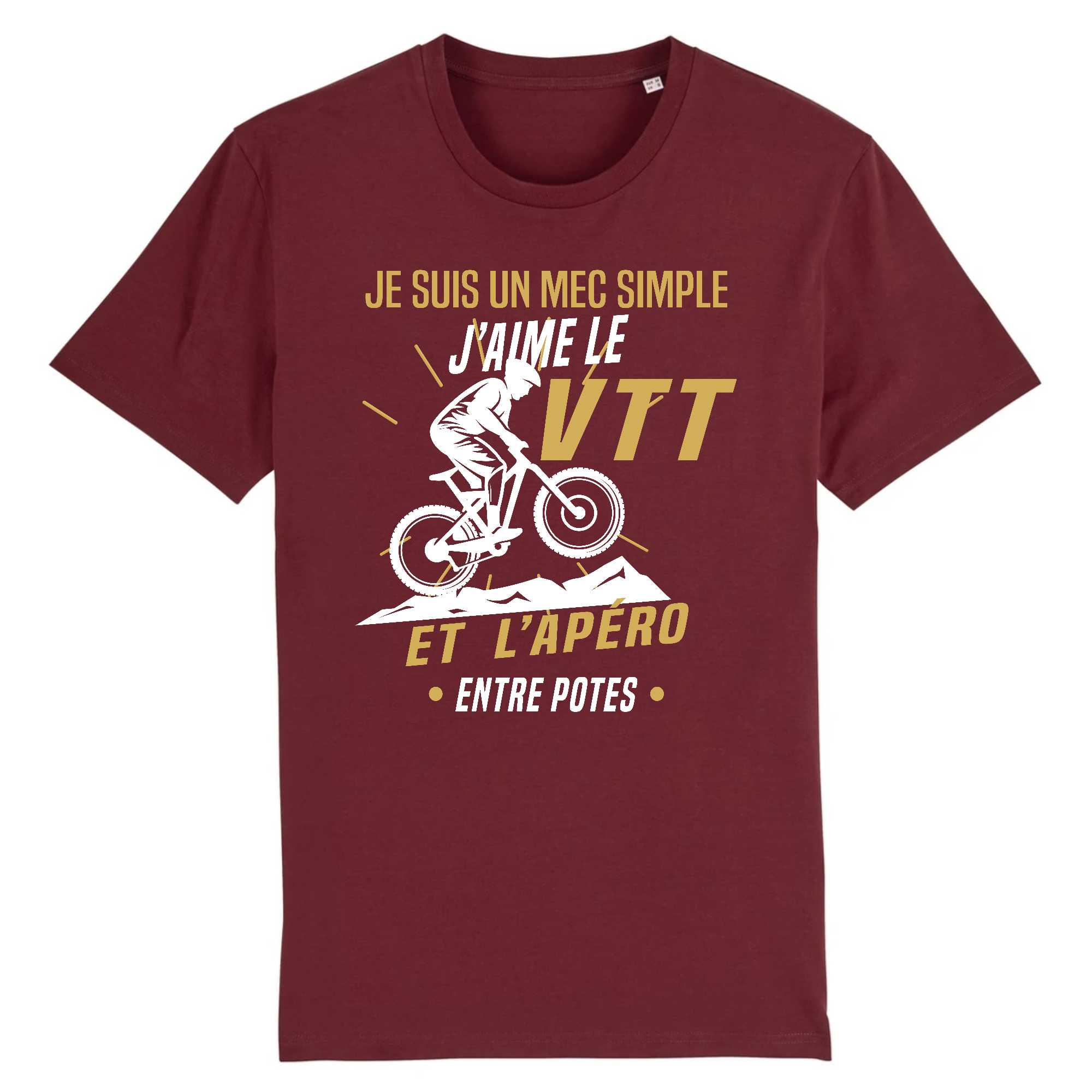 T-shirt Homme VTT et apéro