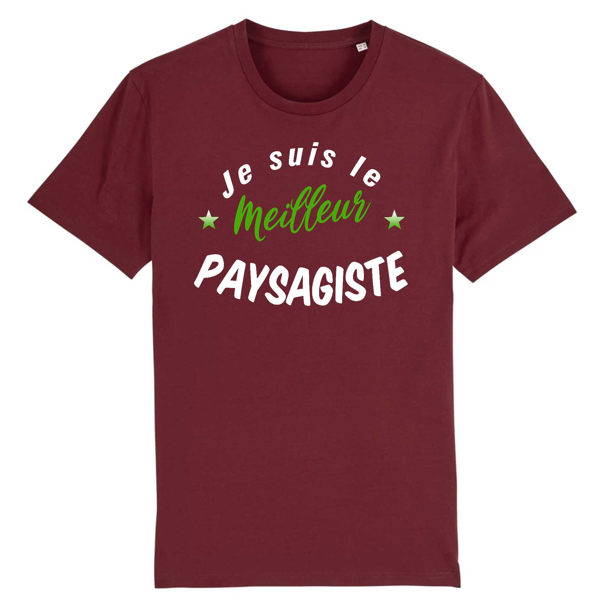 Tee shirt paysagiste "Je suis le meilleur paysagiste"