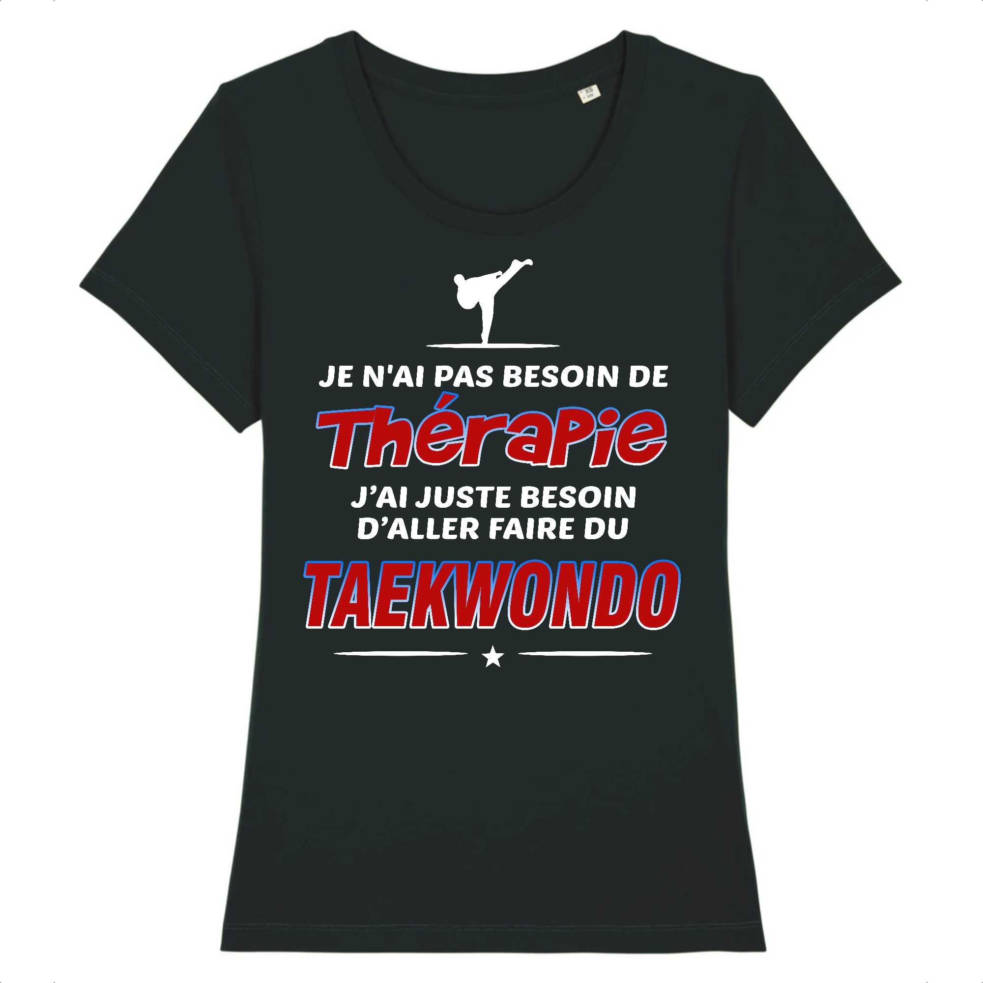 T-shirt Femme Taekwondo et thérapie