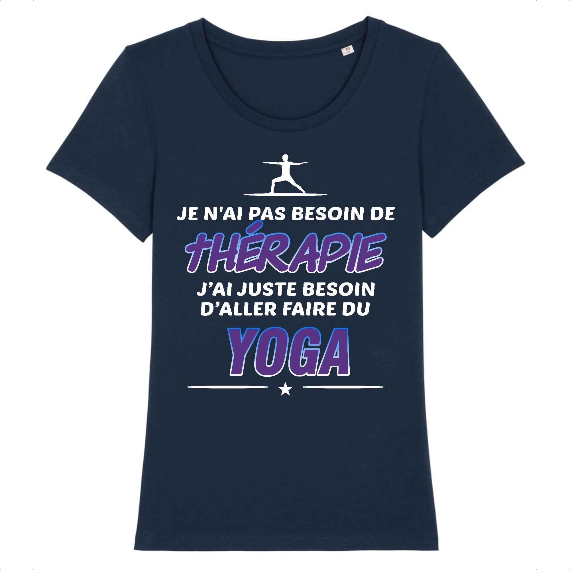 T-shirt Femme Yoga et thérapie 2
