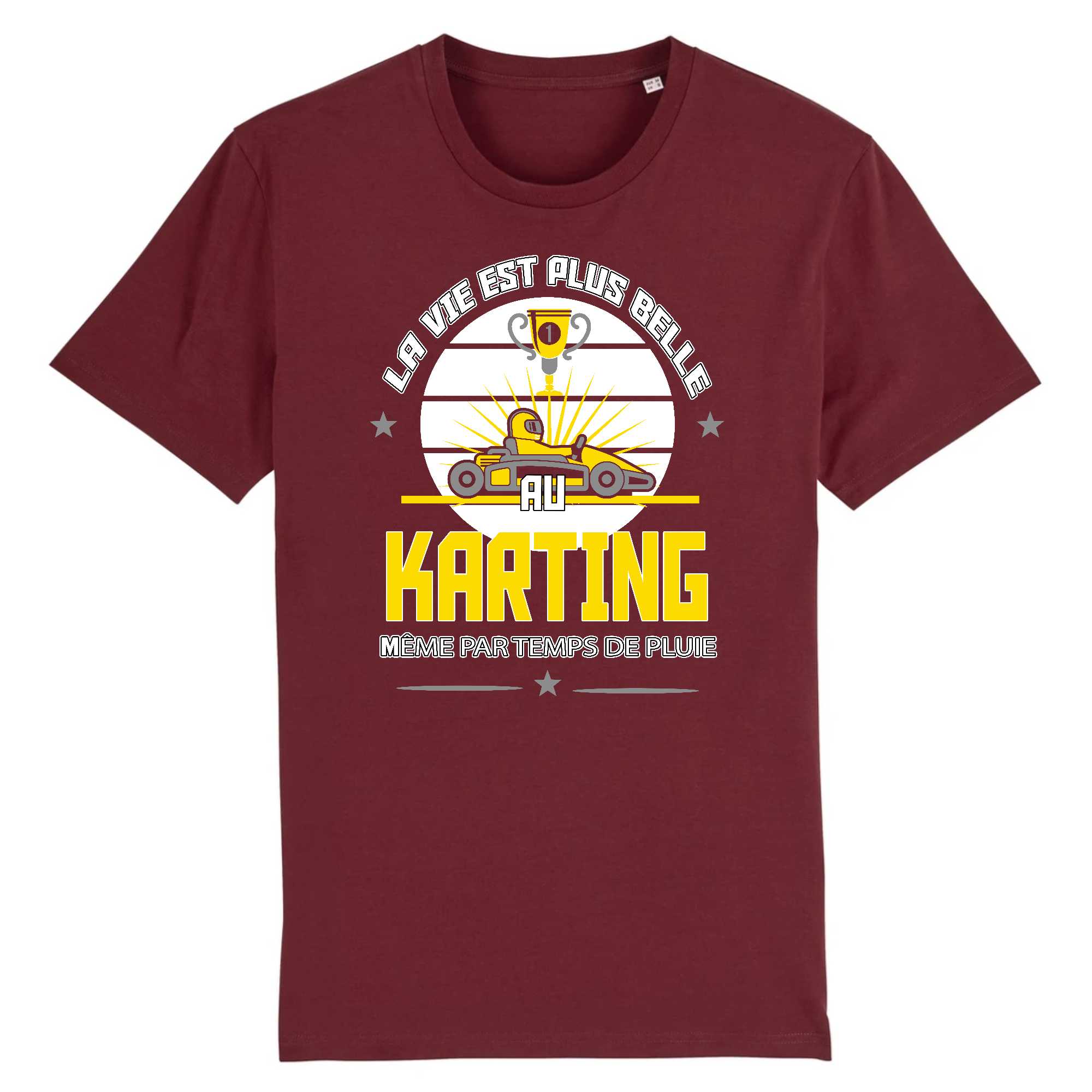 T-shirt Homme La vie est belle au karting