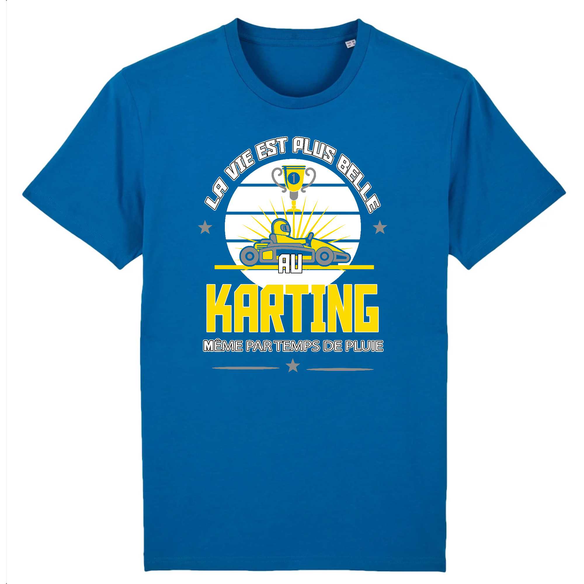 T-shirt Homme La vie est belle au karting