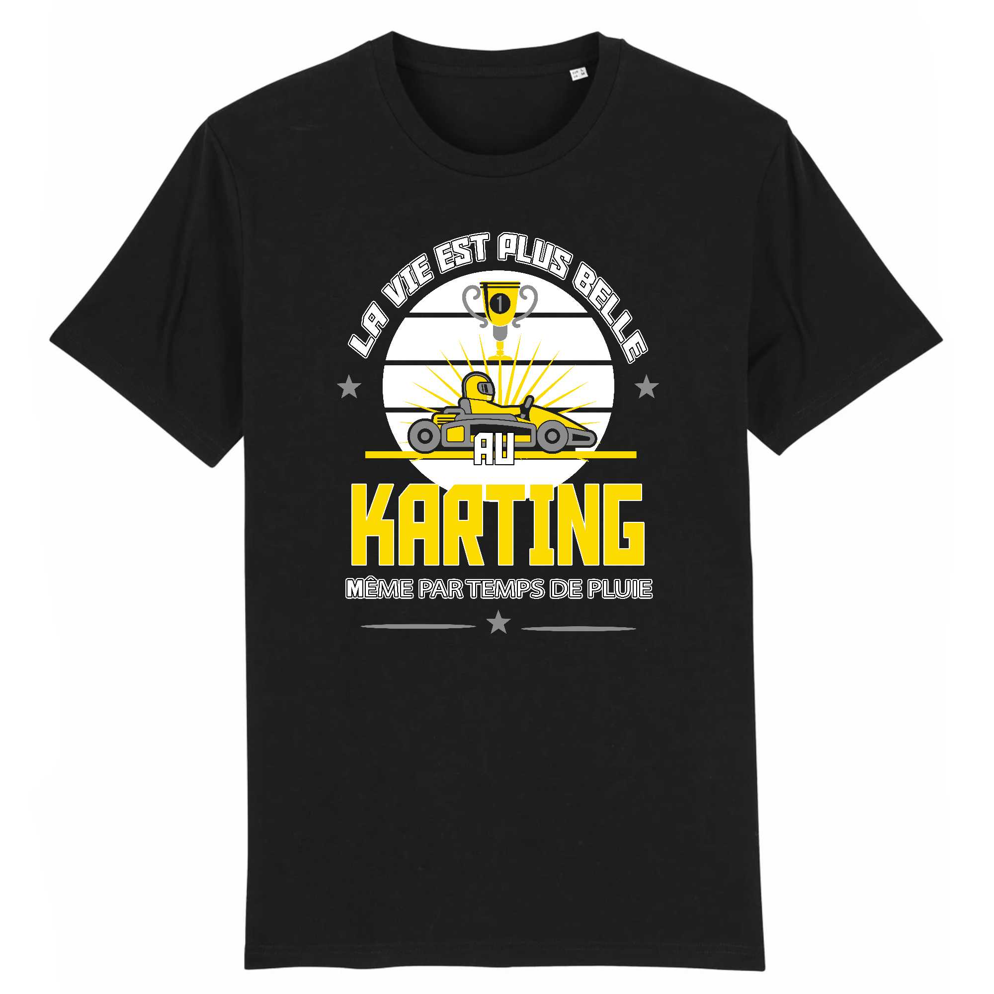 T-shirt Homme La vie est belle au karting