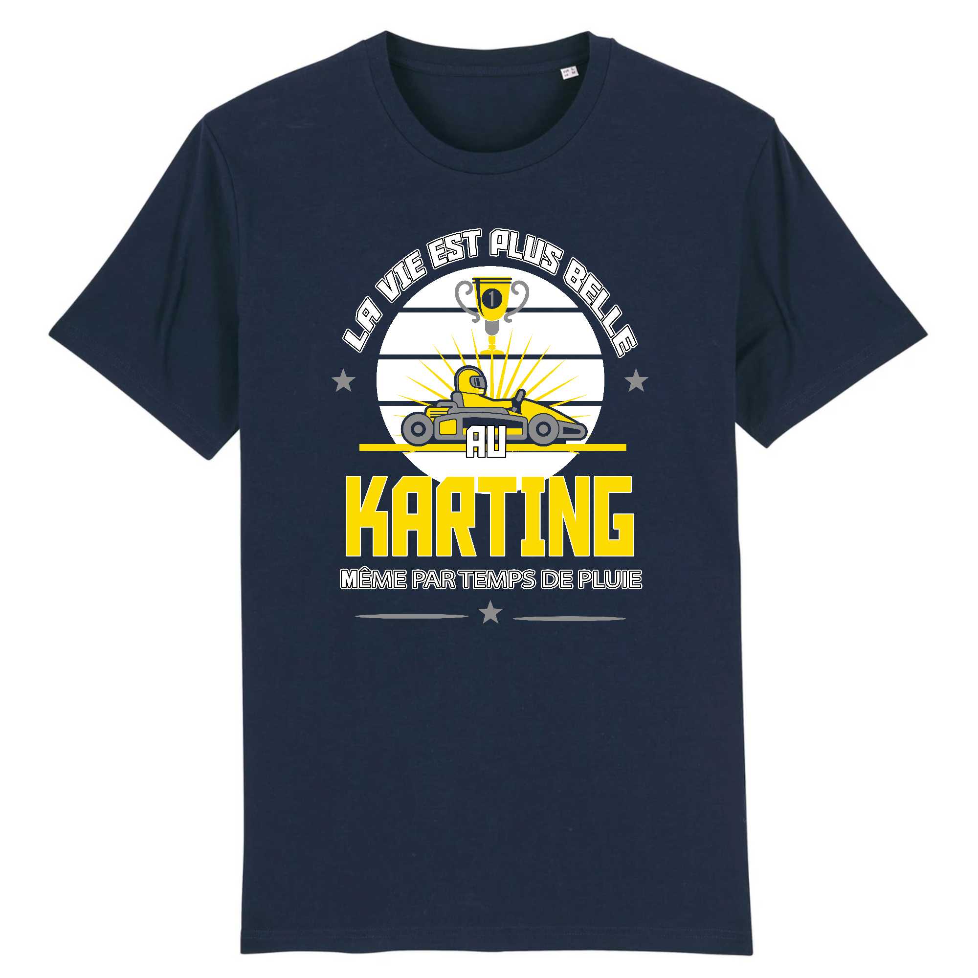 T-shirt Homme La vie est belle au karting