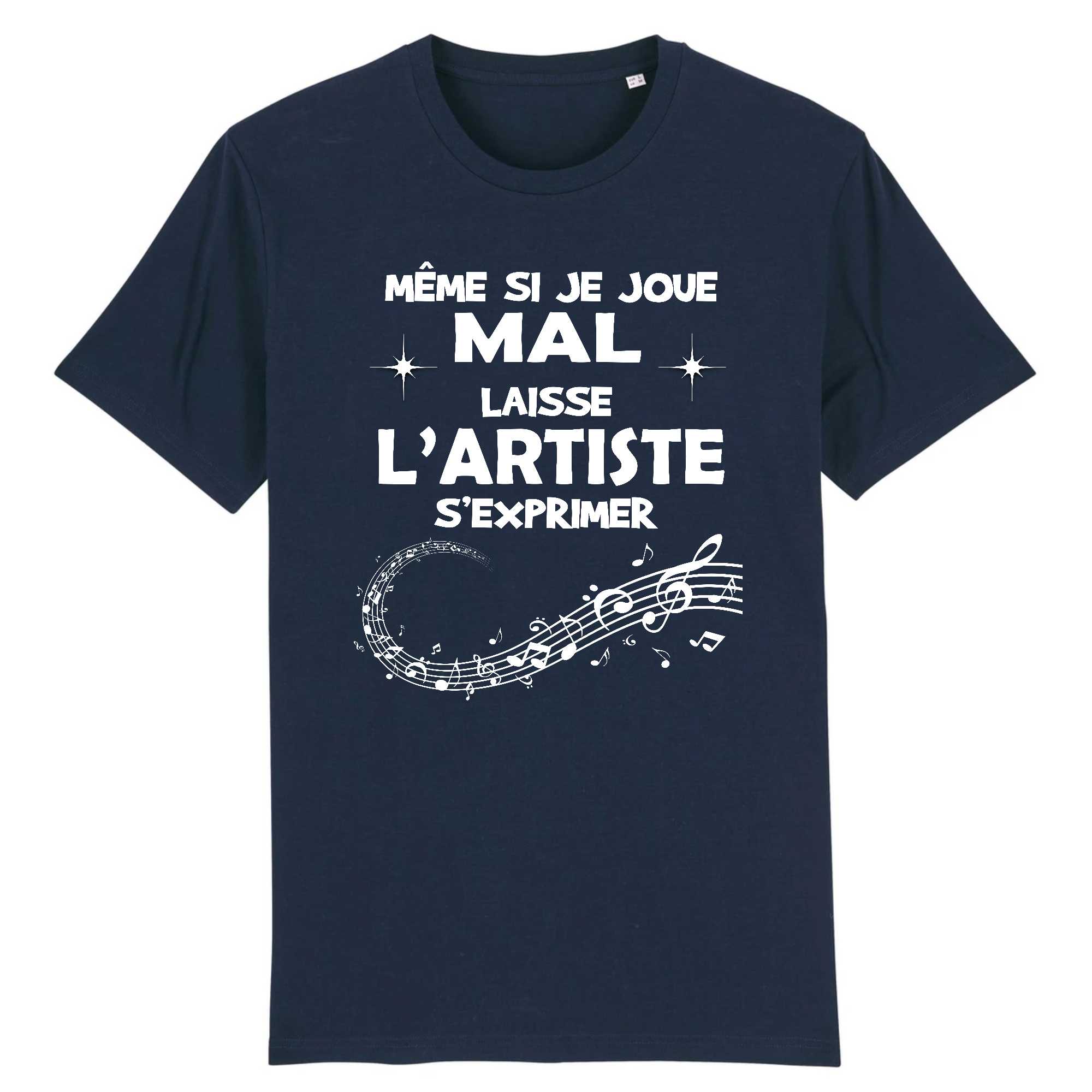 T-shirt Homme Laisse l`artiste s`exprimer