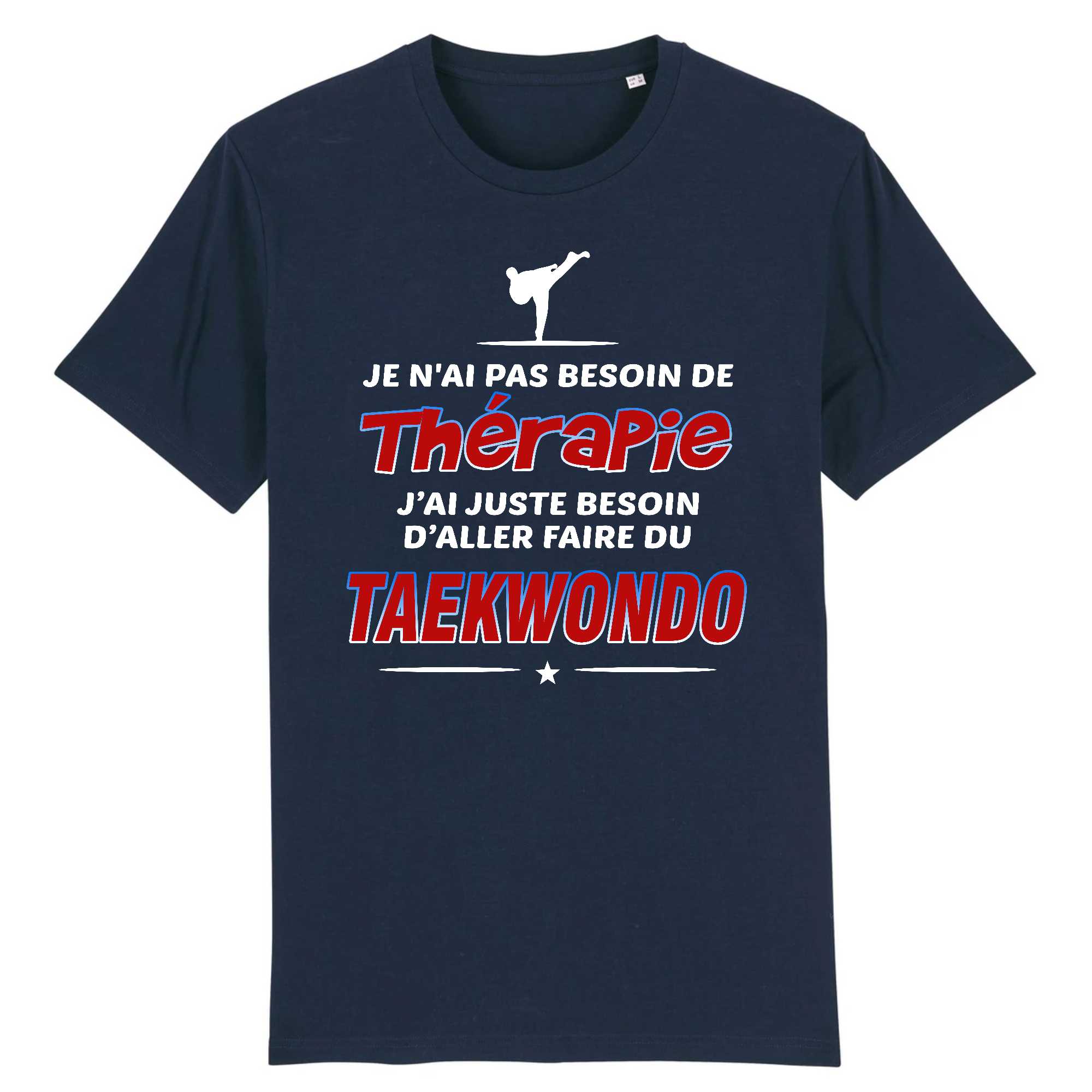 T-shirt Homme Taekwondo et thérapie