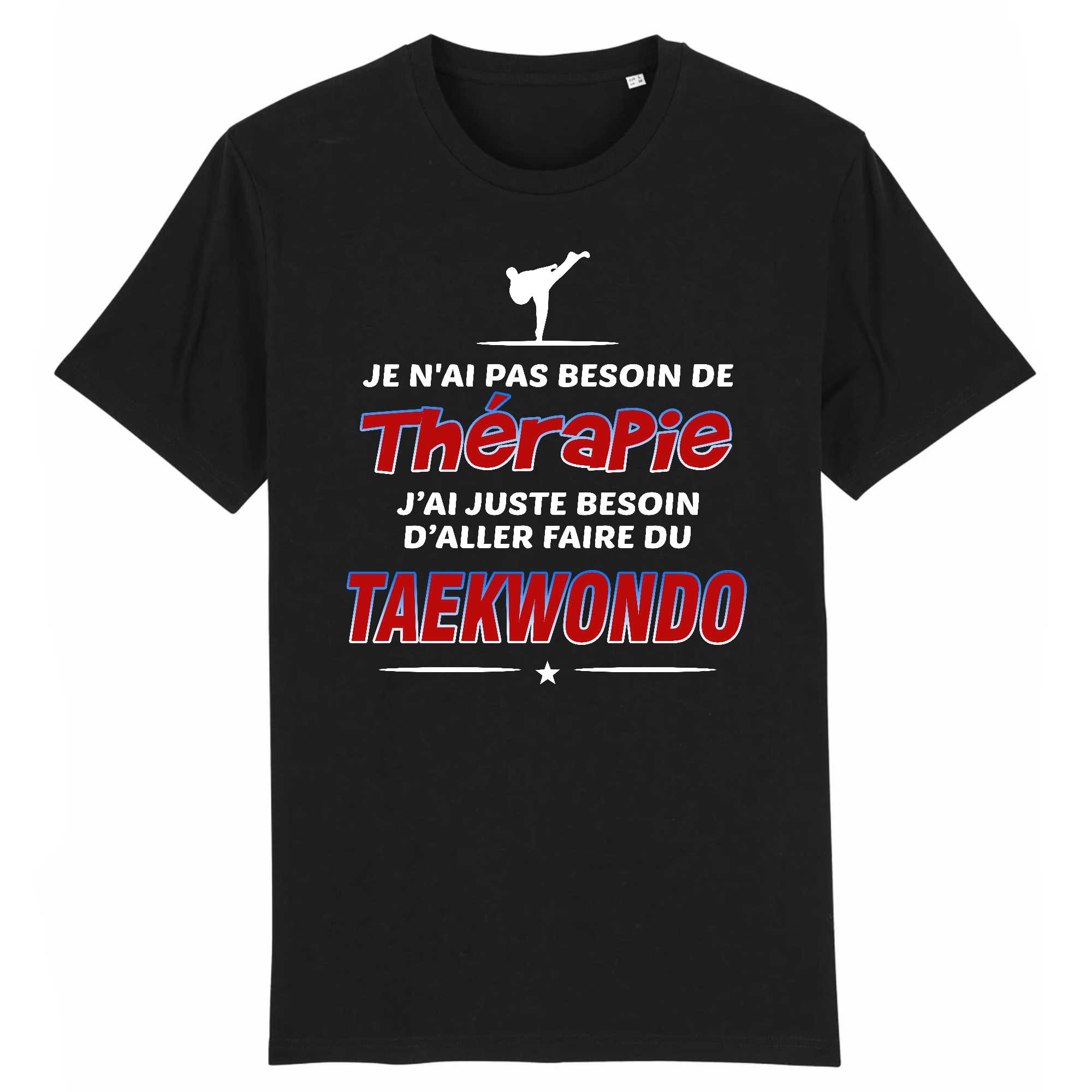 T-shirt Homme Taekwondo et thérapie