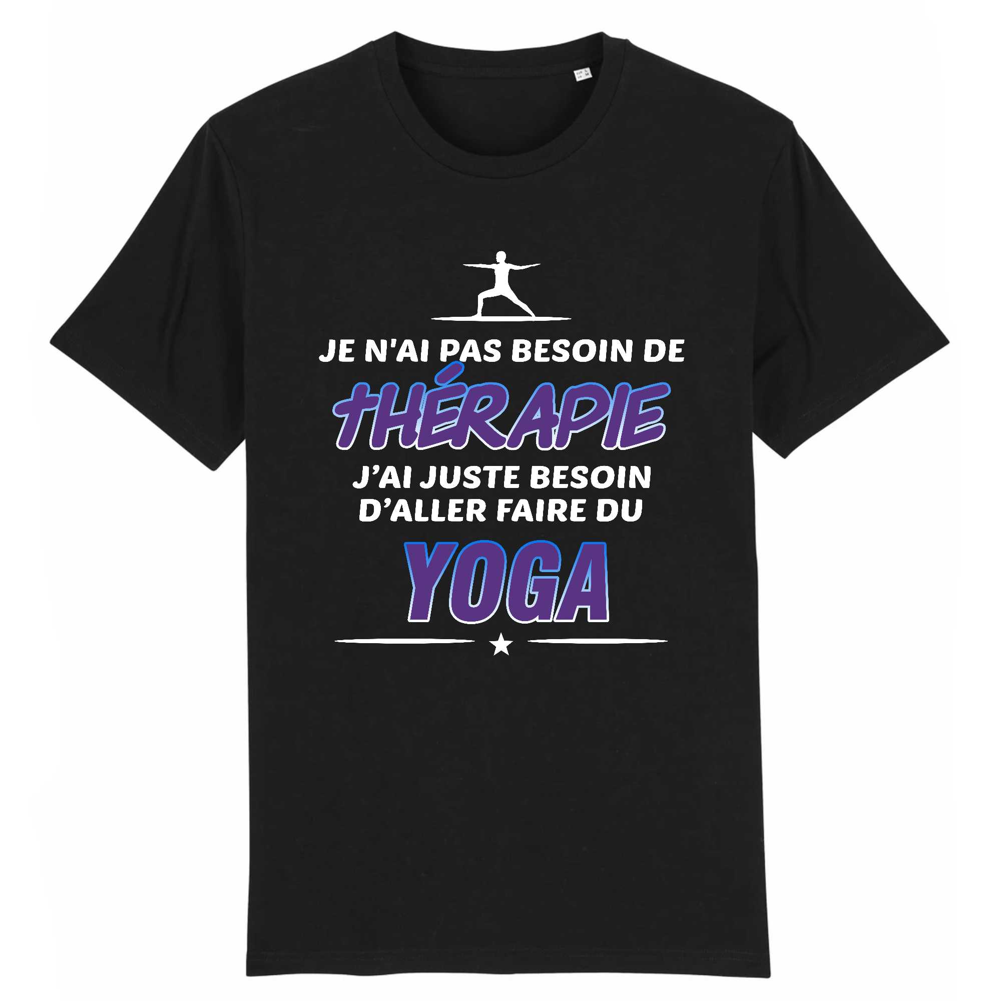 T-shirt Homme Yoga et thérapie